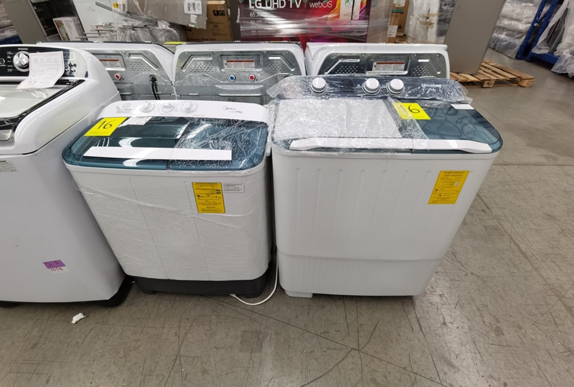 Lote de 2 Lavadoras contiene: 1 Lavadora de 11 Kg, Marca Midea, Modelo MLTT11M2NVCM, Serie 2626, Co - Image 14 of 21