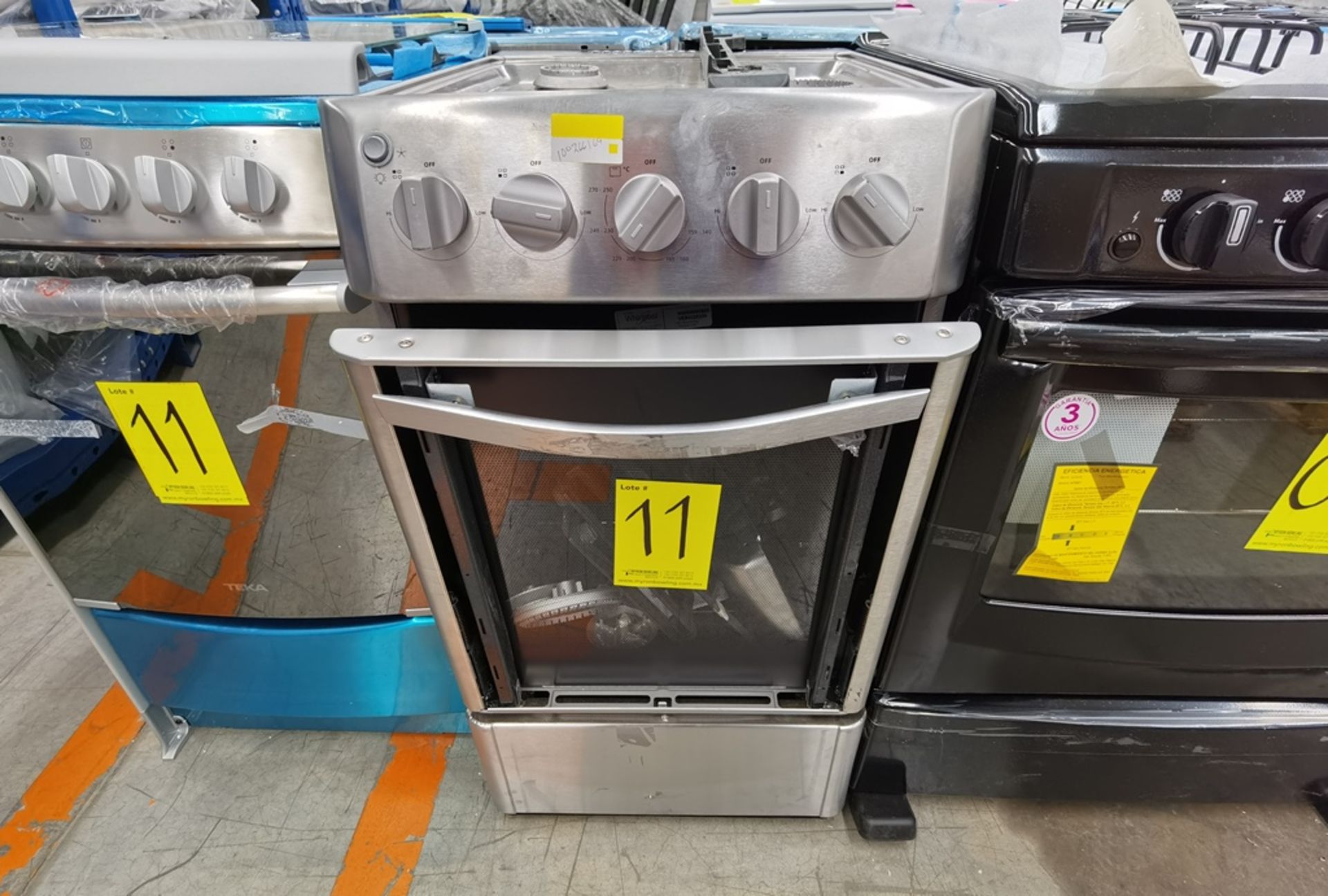 Lote de 2 estufas contiene: 1 Estufa de 4 Quemadores Marca Whirlpool, Modelo WWR5000500, Serie 8339 - Image 8 of 10