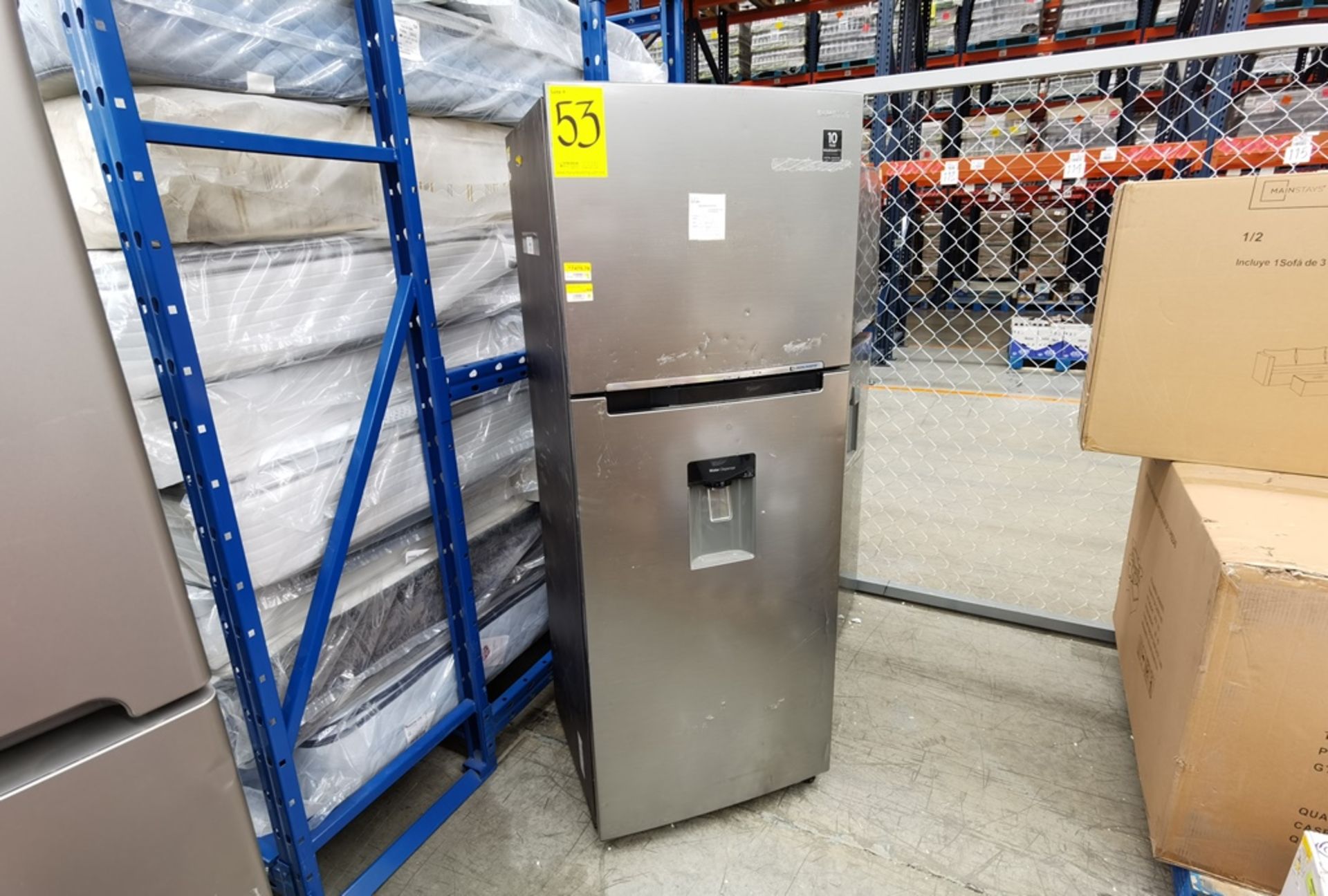 1 Refrigerador con Dispensador de Agua Marca Samsung, Modelo RT38K57IJ59, Serie 834R, Color Gris, D - Image 4 of 11
