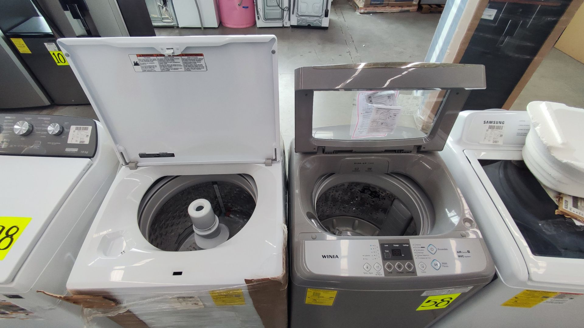 Lote conformado por 2 Lavadoras, Contiene; 1 Lavadora de 20 kg, Marca Whirlpool, Modelo 8MWTW2024JM - Image 7 of 9