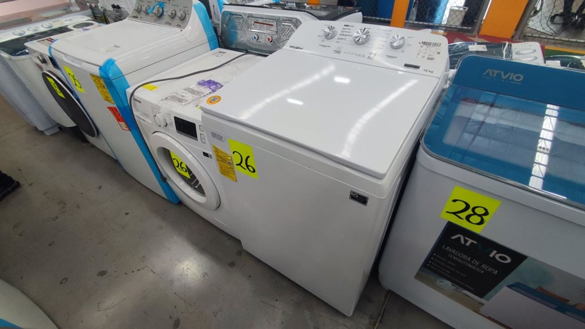 Lote de 2 Lavadoras contiene: 1 Lavadora/Secadora de 11.5/7 Kg, Marca Samsung, Modelo WD11M4473MW, - Image 5 of 11