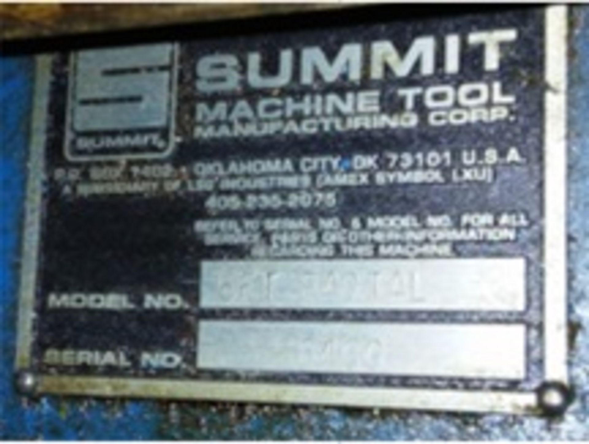 Summit Radial Drill, model 6FT RADIAL, S/N 60460, 440V/60 Hz - Image 21 of 26