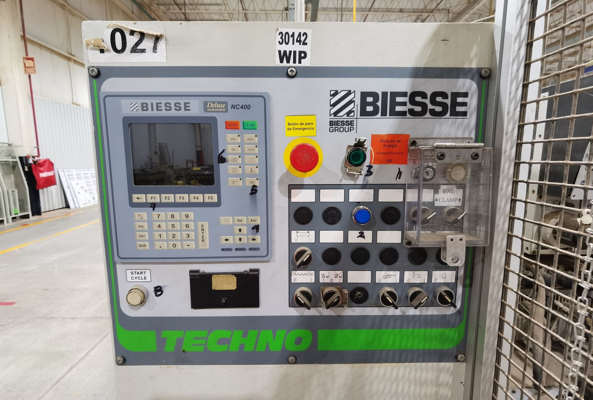 BiesseDrilling Machine, Model TECHNO LOGIC, S/N 94045, Year 2002, 440 V / 60 Hz, 81 AMPS, ASSET - Image 15 of 43