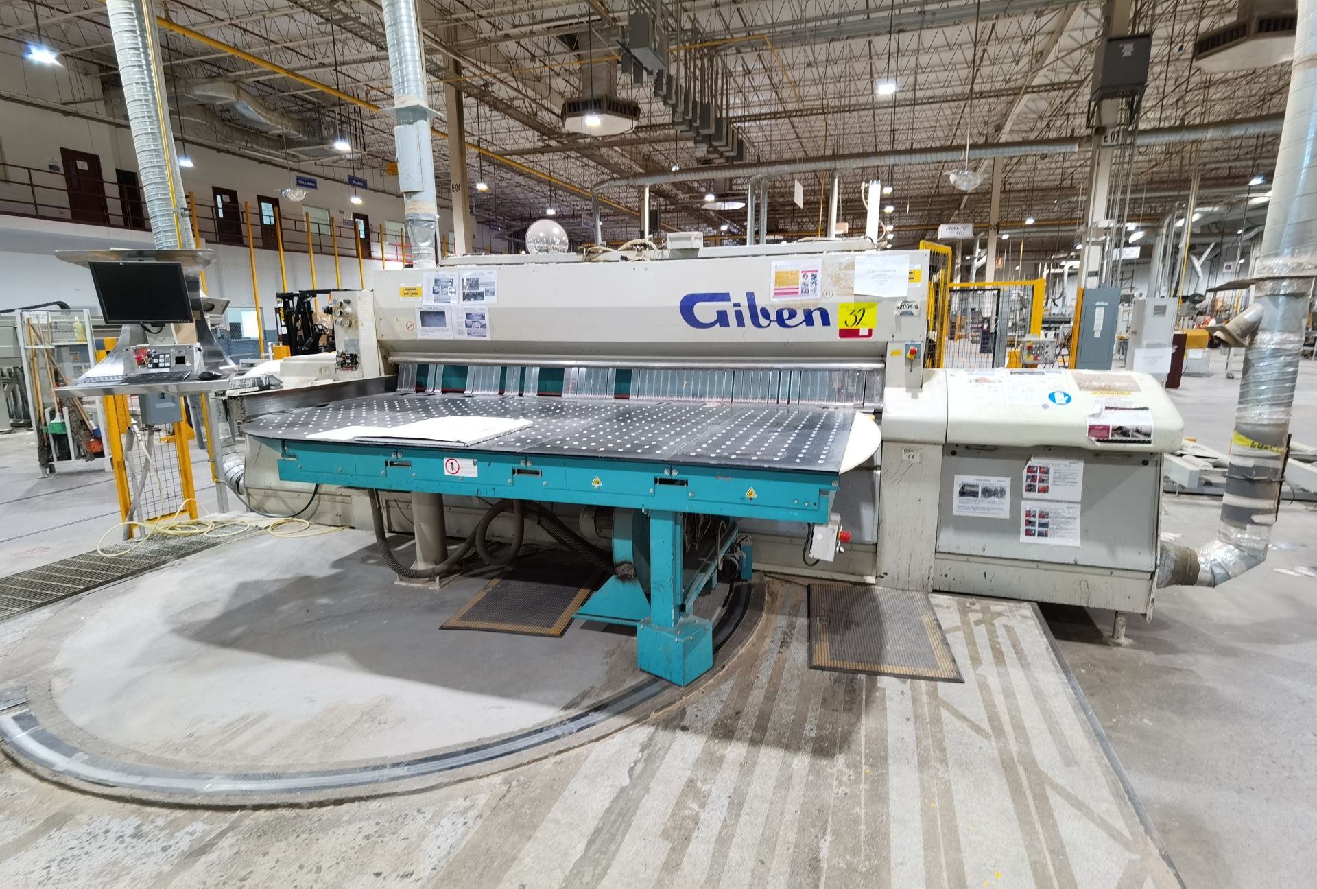 Giben Beam Saw Machine, Model PRISMATIC 301 SPT, S/N 521.05.330, Year 2006, 480 V / 60 Hz