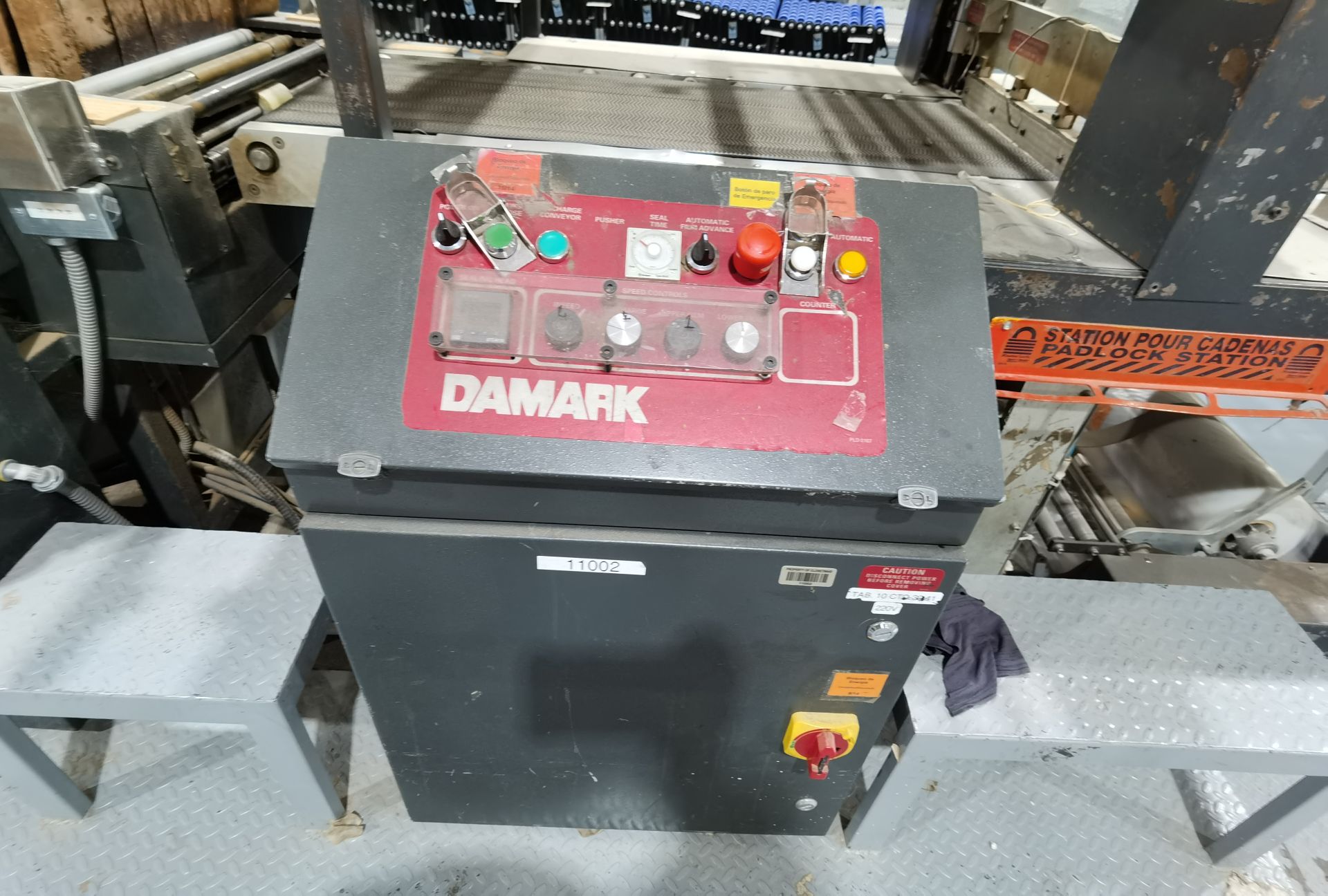 Damark Shrink Tunnel, Model S24T, S/N 12/32540/B, 480 V / 60 Hz, ASSET NUMBERS 11002 - Image 8 of 24