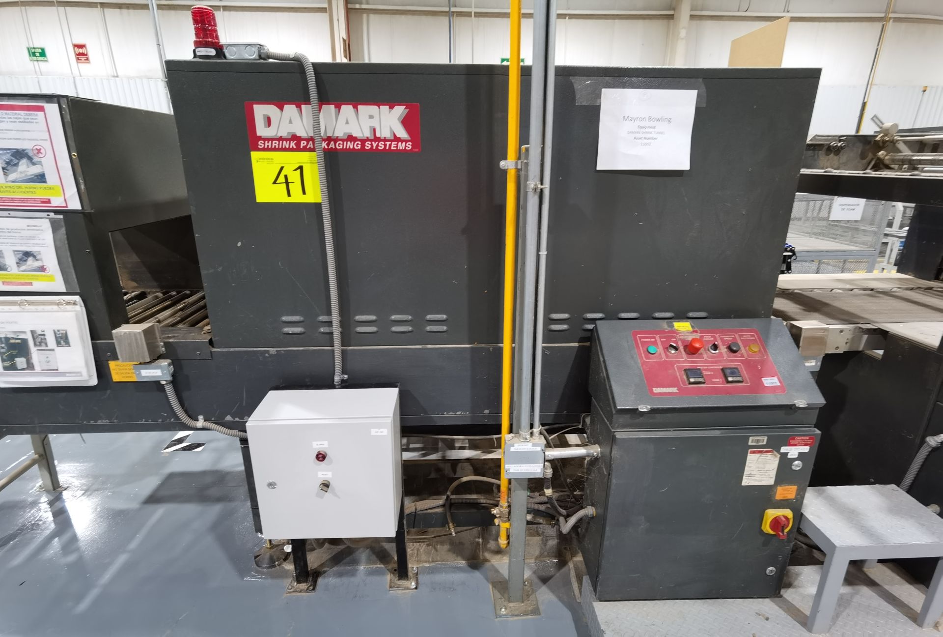 Damark Shrink Tunnel, Model S24T, S/N 12/32540/B, 480 V / 60 Hz, ASSET NUMBERS 11002 - Image 12 of 24