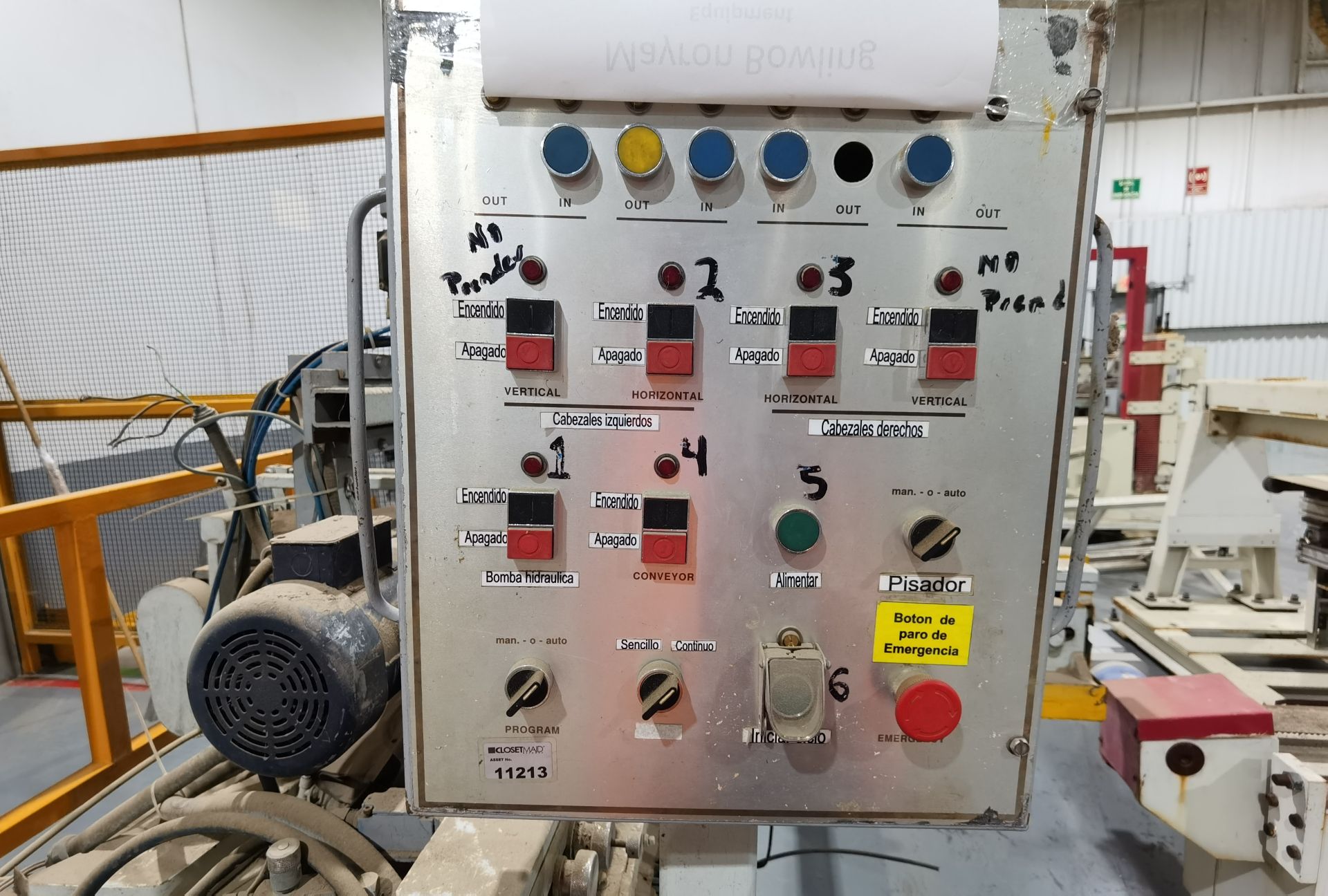 Doucet Drilling Machine, Model J60-4, S/N 99-01-191, 600 V / 60 Hz, ASSET NUMBER 11213 - Image 6 of 27