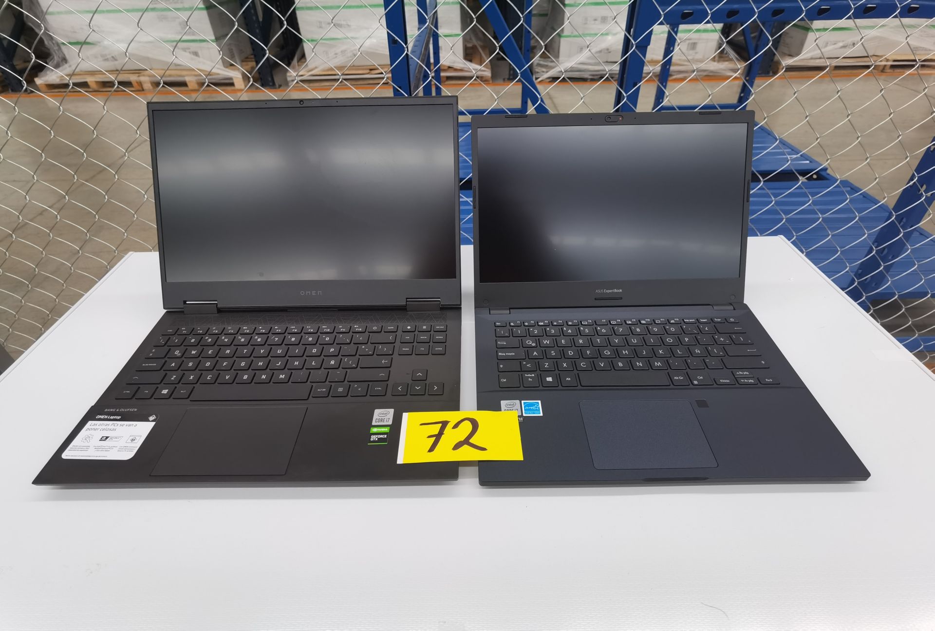 Lote de 2 Laptop: 1 Laptop OMEN i7 8GB RAM + 512GB SDD, 1 Laptop Asus i7 8GB RAM + 500GB SDD - Image 2 of 14