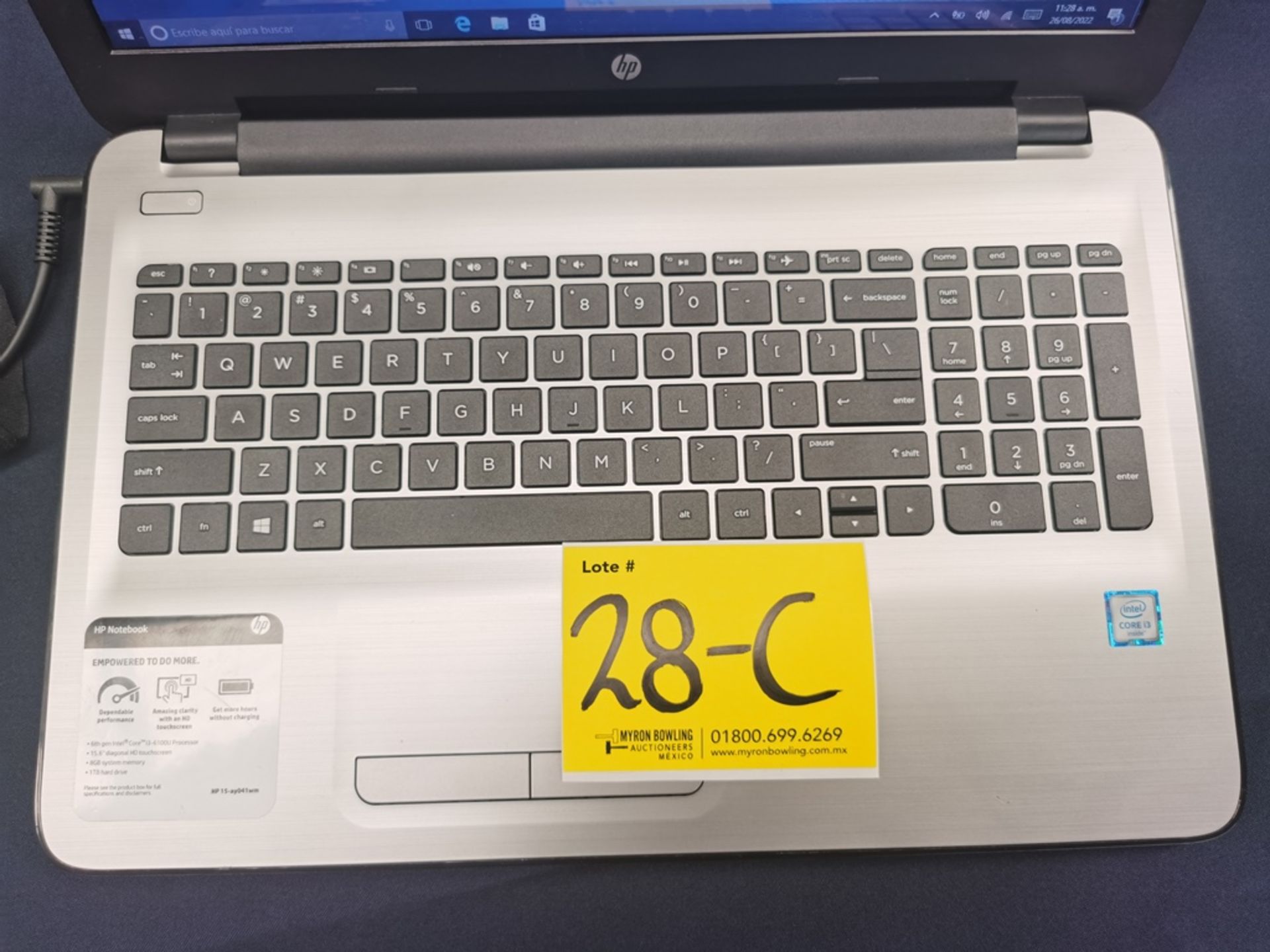 1 Computadora tipo Laptop Marca HP, Modelo HP 15-AY041WN Notebook, Serie SND620749D, Color Gris, Pr - Image 8 of 9