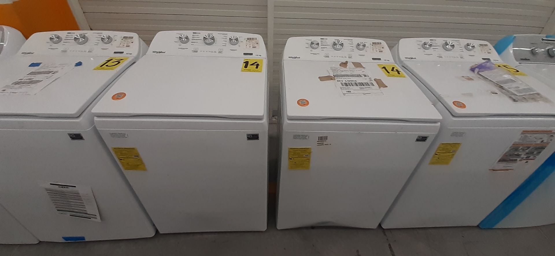 Lote De 2 Lavadoras: 2 Lavadoras De 16 Kg, Marca Whirlpool, Distintos Modelos