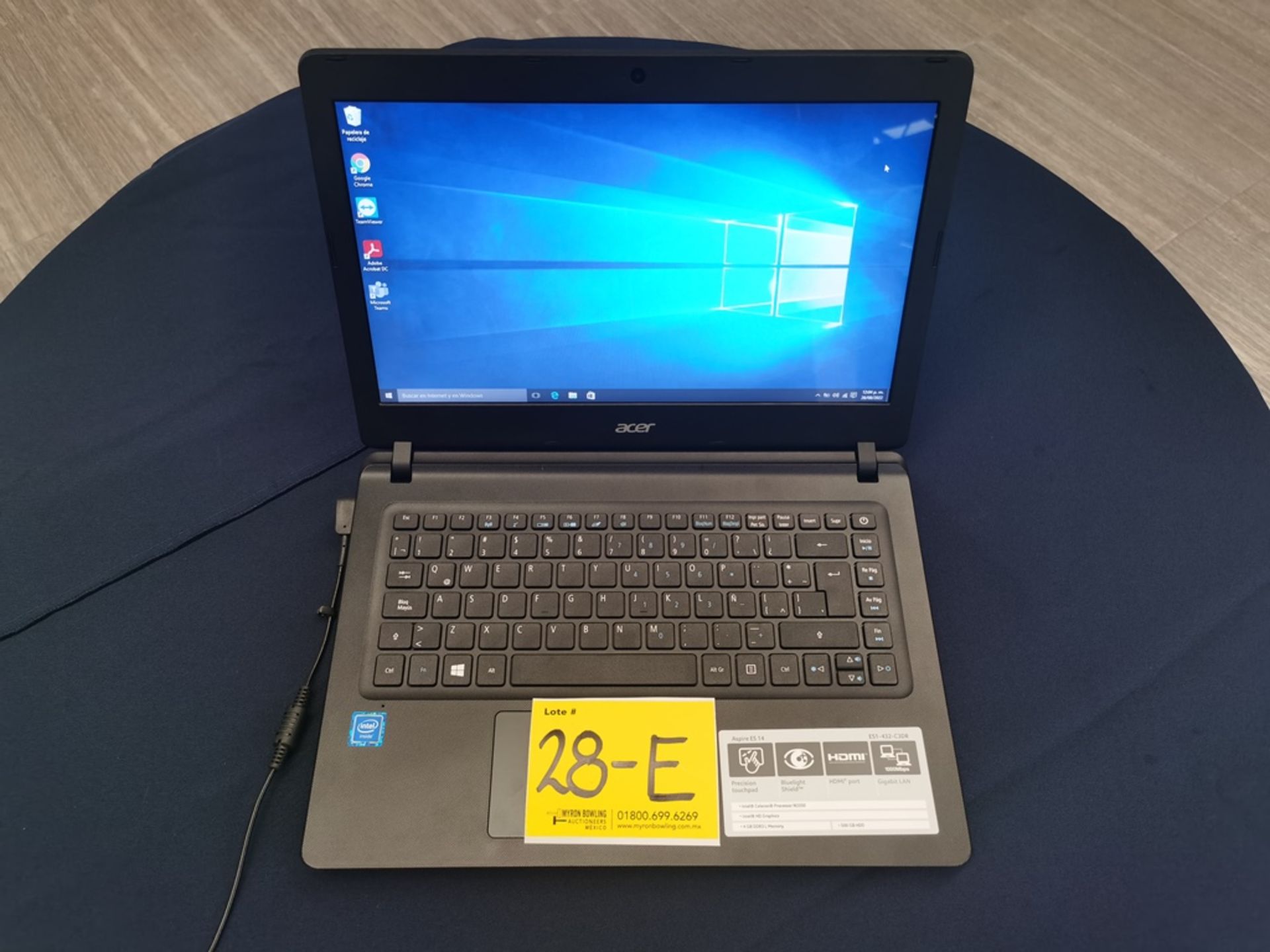 1 Computadora tipo Laptop Marca Acer Modelo Aspire ES-14 N16Q8, Serie NXGFSAL001716173D27600, Color