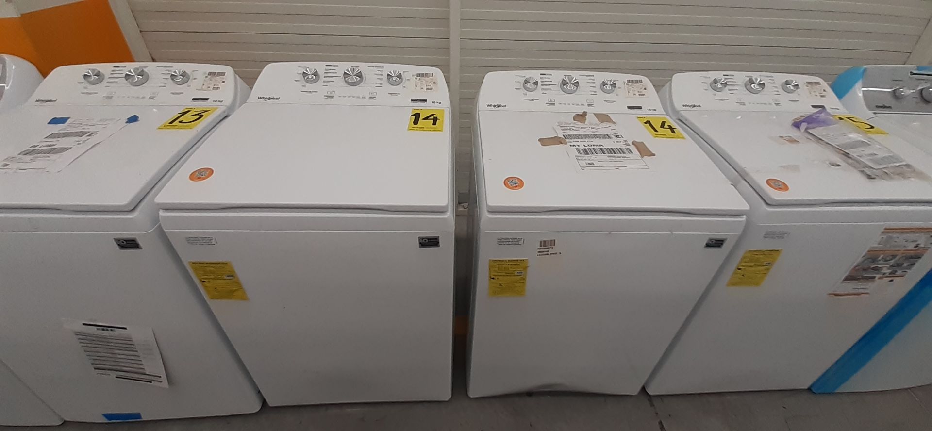 Lote De 2 Lavadoras: 2 Lavadoras De 16 Kg, Marca Whirlpool, Distintos Modelos - Image 3 of 11