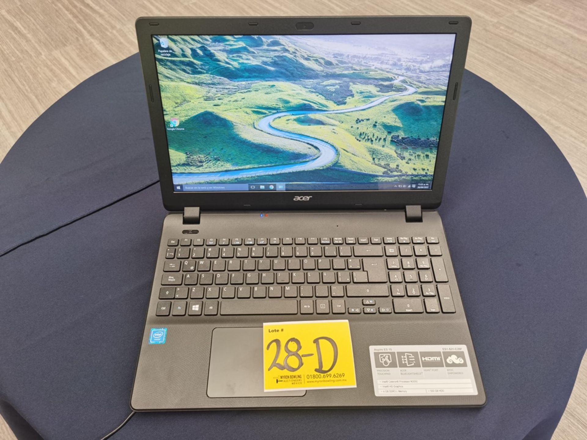 1 Computadora tipo Laptop Marca Acer Modelo Aspire ES1-531-C25F, Serie NXMZ8AL029629008866600, Colo - Image 2 of 11