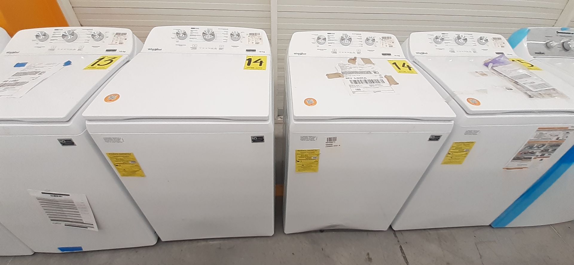 Lote De 2 Lavadoras: 2 Lavadoras De 16 Kg, Marca Whirlpool, Distintos Modelos - Image 4 of 11