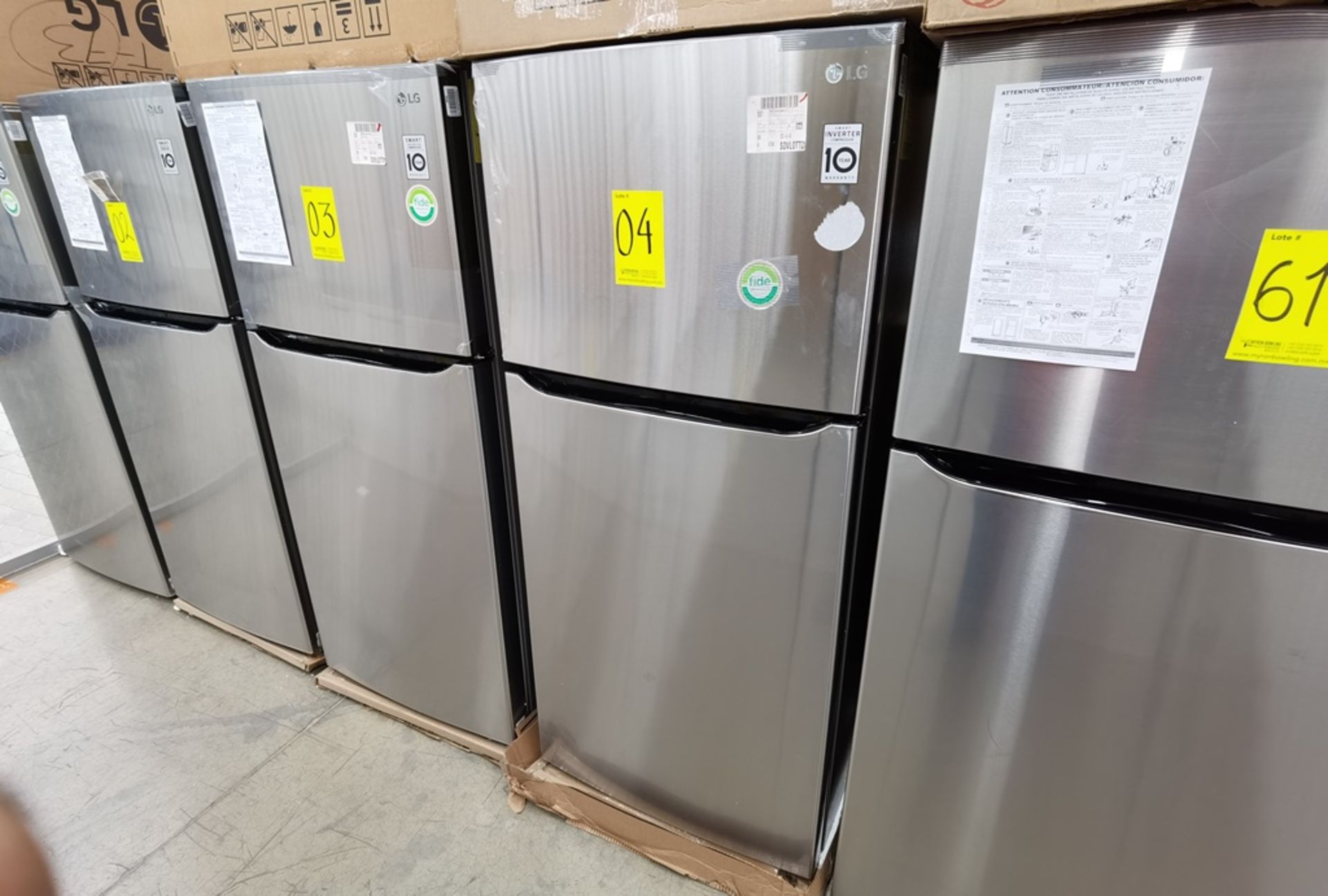 1 Refrigerador Marca LG, Modelo LT57BPSX, Serie 203MRTT3A865, Color Gris - Image 6 of 8