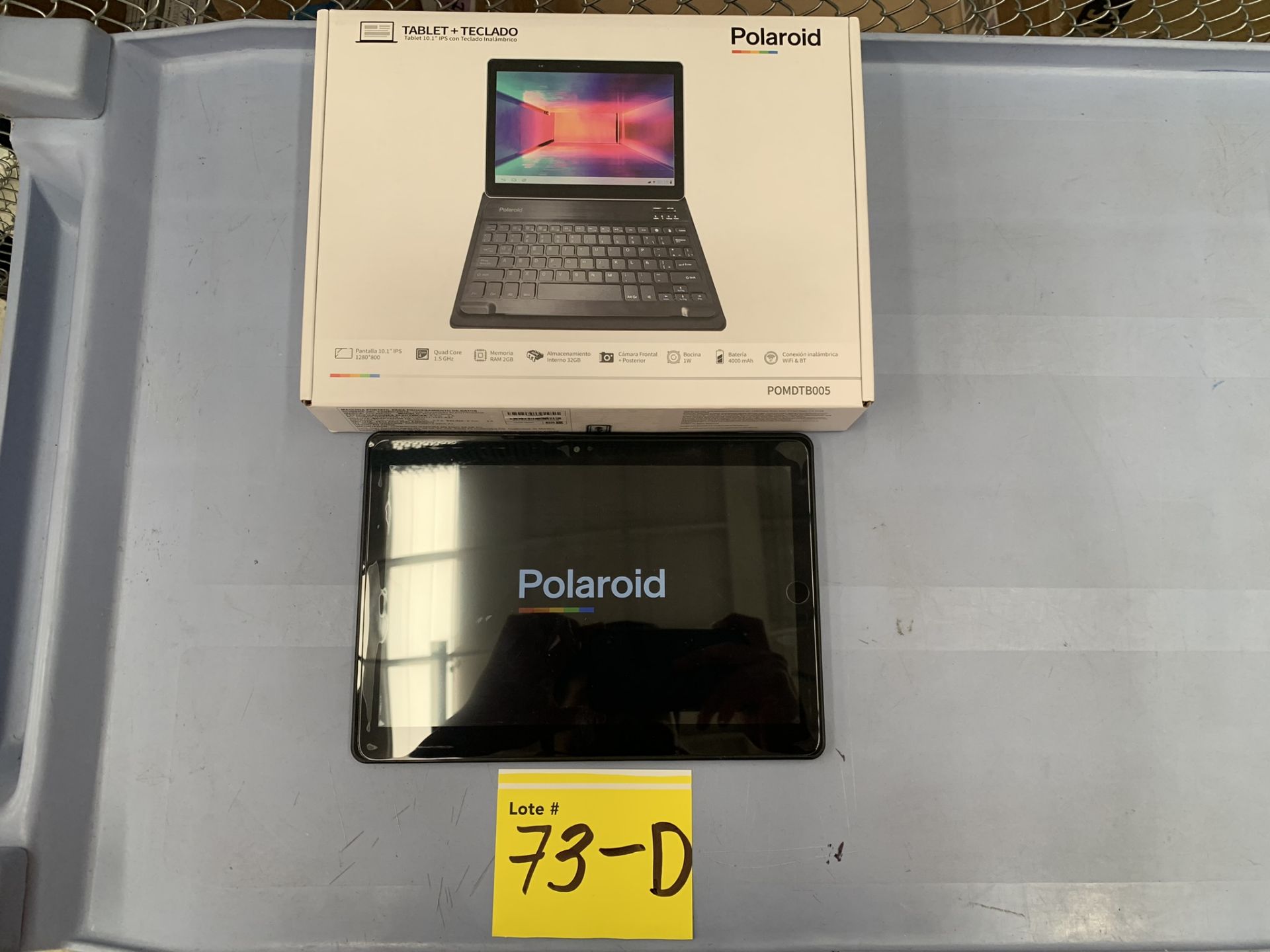 Lote De 3 Tablets Contiene: 1 Laptop + Teclado Marca Polaroid Modelo POMDTB005, Serie N/D, Colo