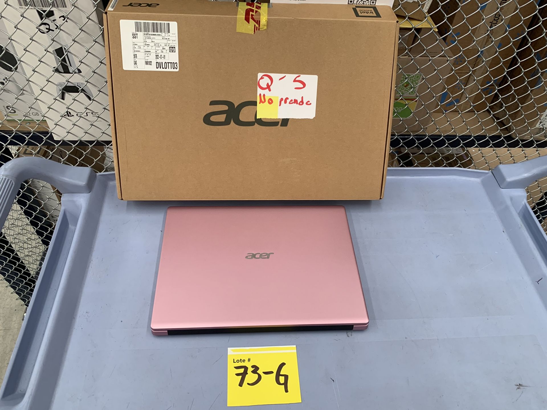 Lote De 2 Laptop Contiene: 1 Laptop Marca Acer Modelo N20Q1, Serie 467600, Procesador Procesado - Image 7 of 14