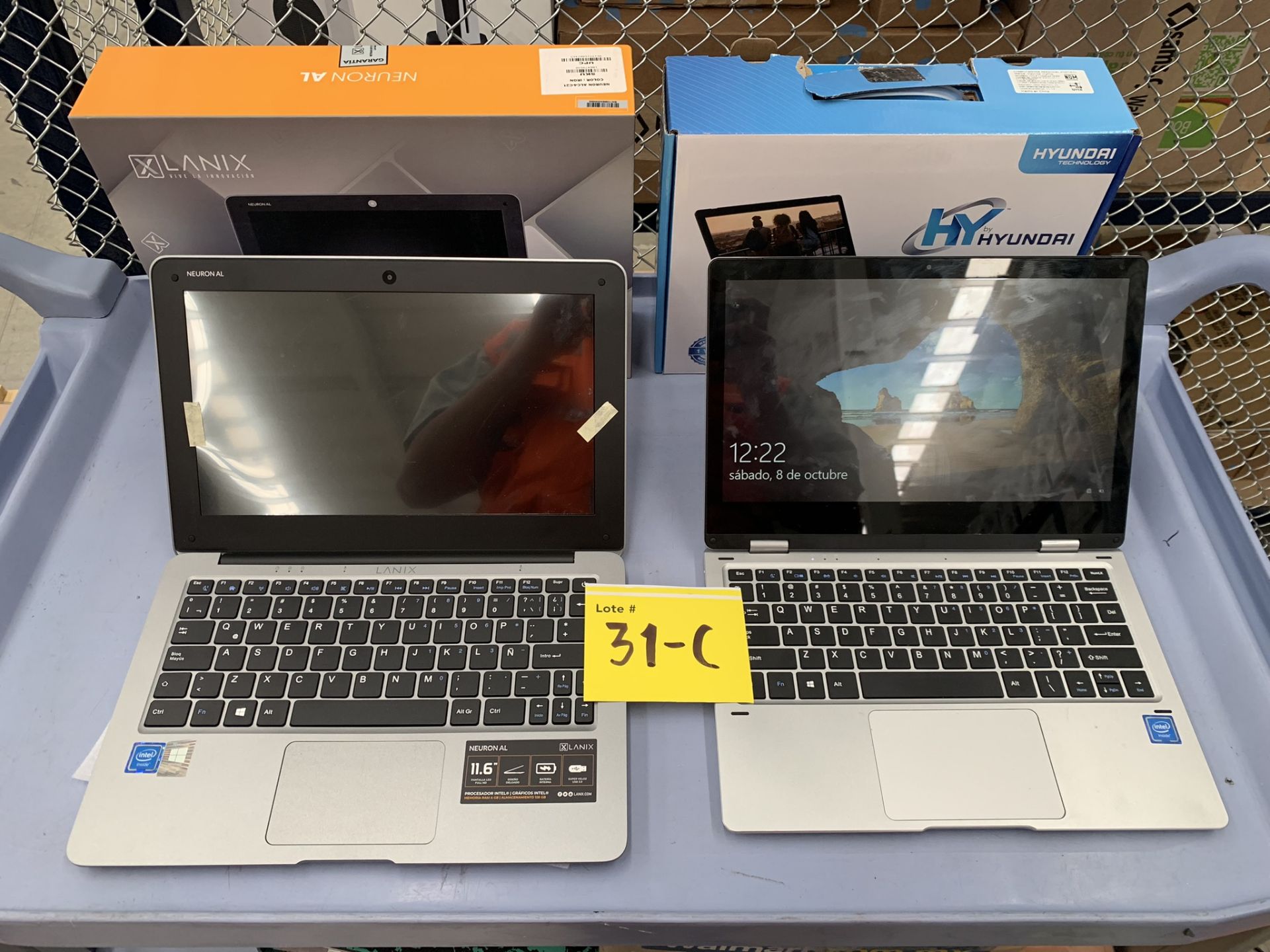 Lote De 2 Laptops Contiene: 1 Laptop Marca Lanix Modelo Neuron-Al, Color Gris, Procesador Intel