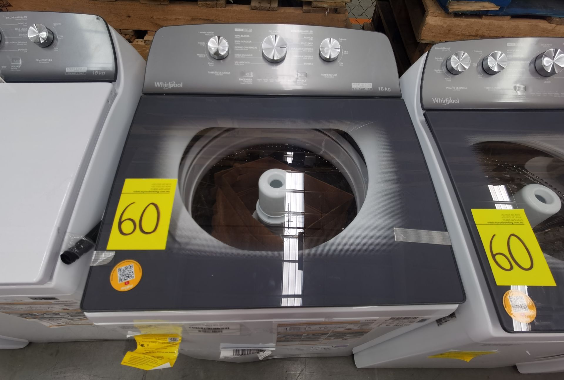 Lote de 2 Lavadoras contiene: 1 Lavadora de 22 Kg, Marca Whirlpool , Modelo 8MWTW2224WJM0 , No - Image 4 of 11