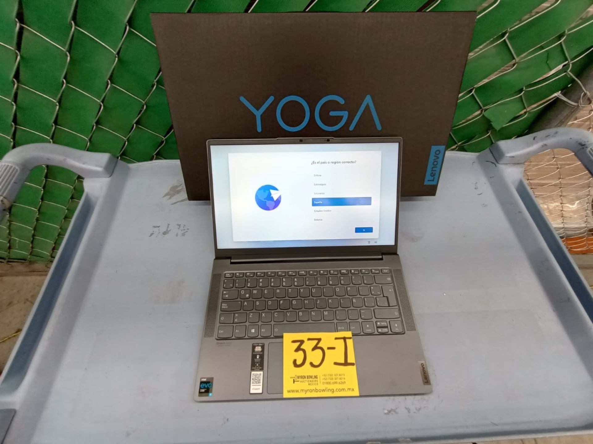 1 Laptop Marca Lenovo Modelo Yoga Slim 7, Serie LT10CN47, Color Gris, Procesador Intel i5, 8G - Image 6 of 7