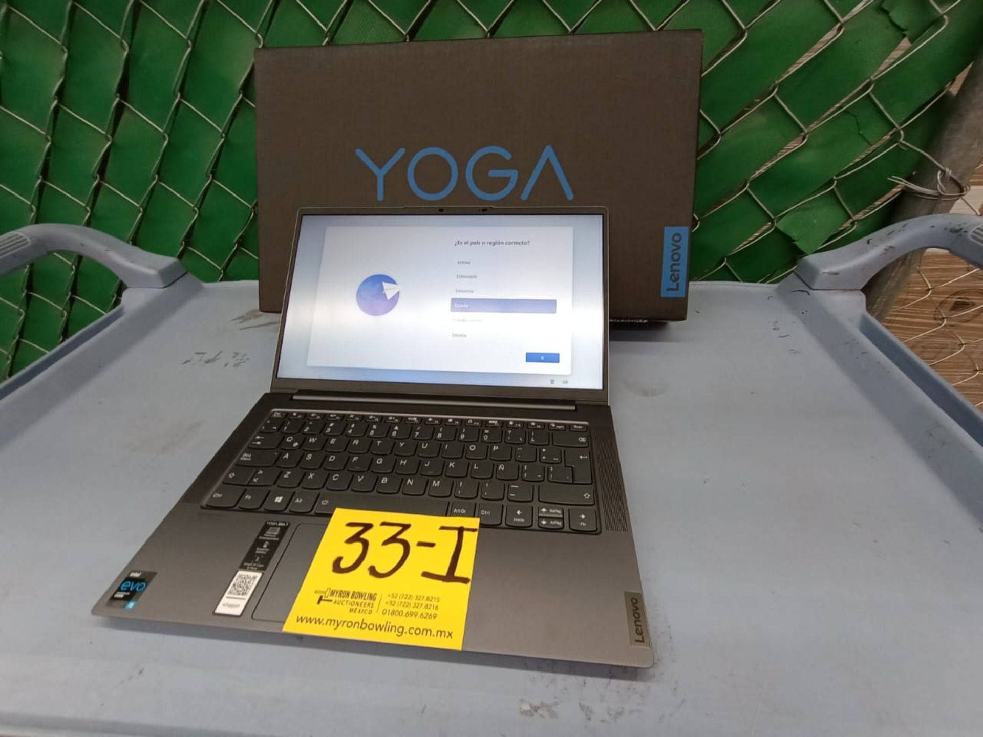 1 Laptop Marca Lenovo Modelo Yoga Slim 7, Serie LT10CN47, Color Gris, Procesador Intel i5, 8G - Image 5 of 7