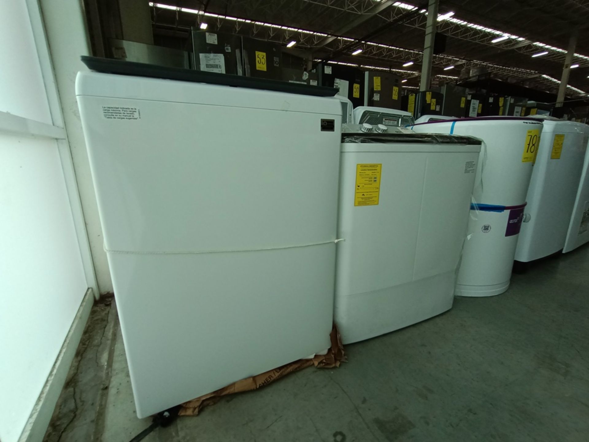 Lote de 3 Lavadoras contiene: 1 Lavadora de 18 Kg, Marca Whirlpool, Modelo 8MWTW1823WJM0, No de - Image 6 of 20