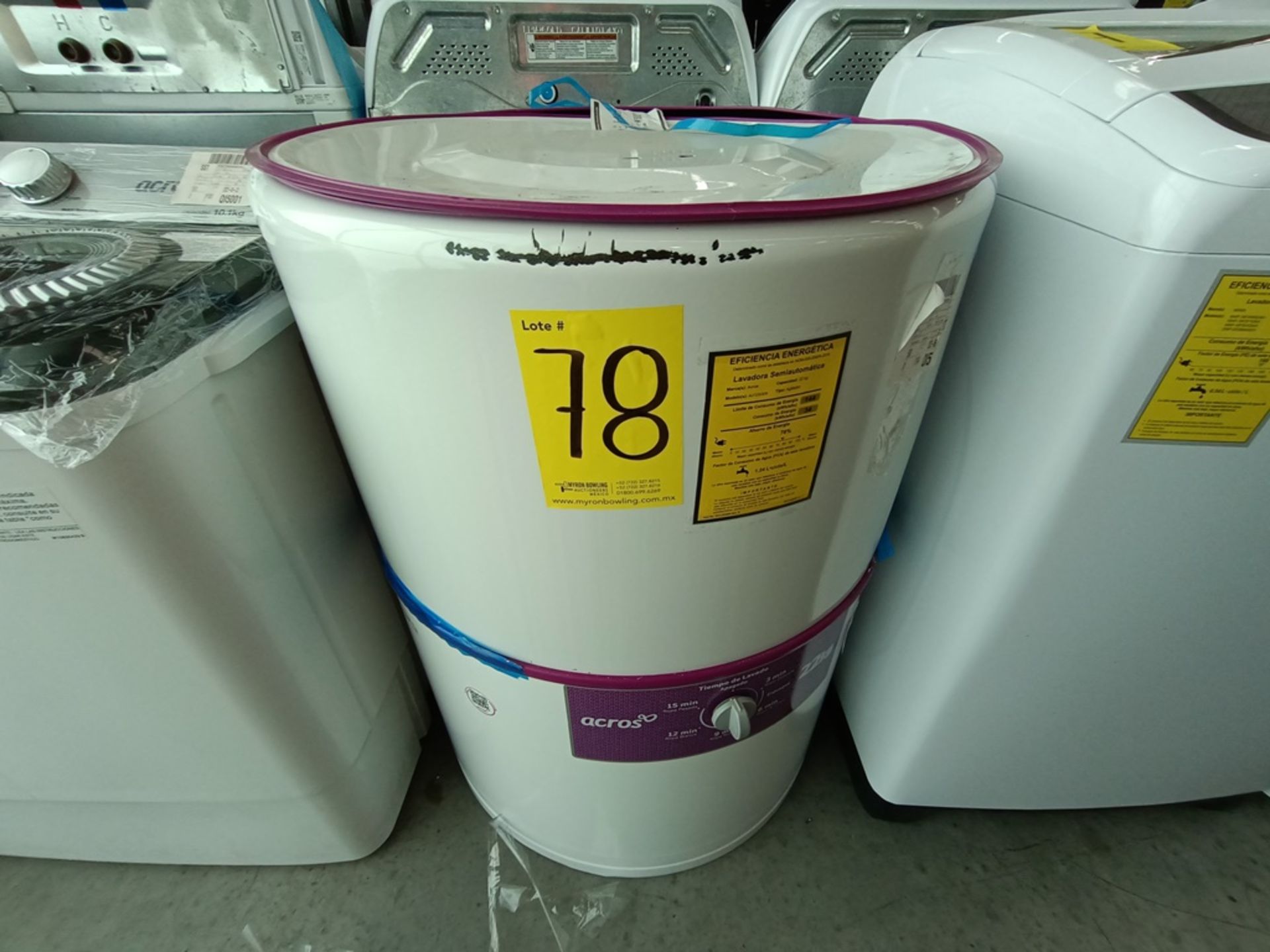 Lote de 3 Lavadoras contiene: 1 Lavadora de 18 Kg, Marca Whirlpool, Modelo 8MWTW1823WJM0, No de - Image 15 of 20