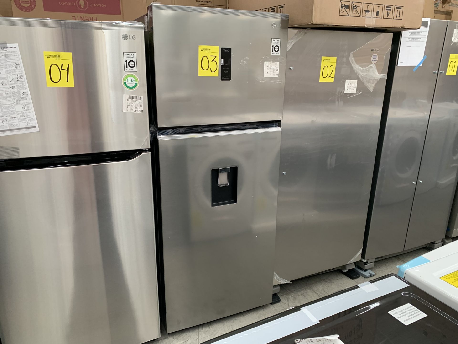 1 Refrigerador con dispensador de agua Marca LG, Modelo VT40AWP, No de serie 205MRSS3V726, Color Gr - Image 3 of 8