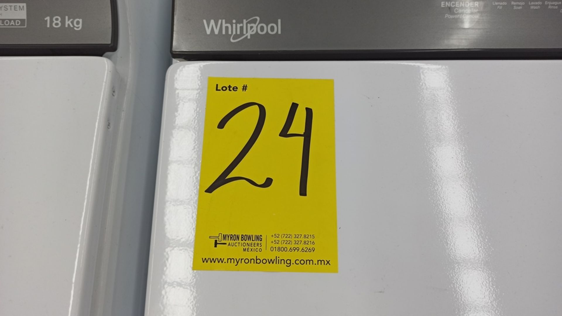 Lote De 2 Lavadoras Contiene: 1 Lavadora De 18 Kg, Marca WHIRPOOL, Modelo 8MWTW2224WJM, No De S - Image 18 of 18