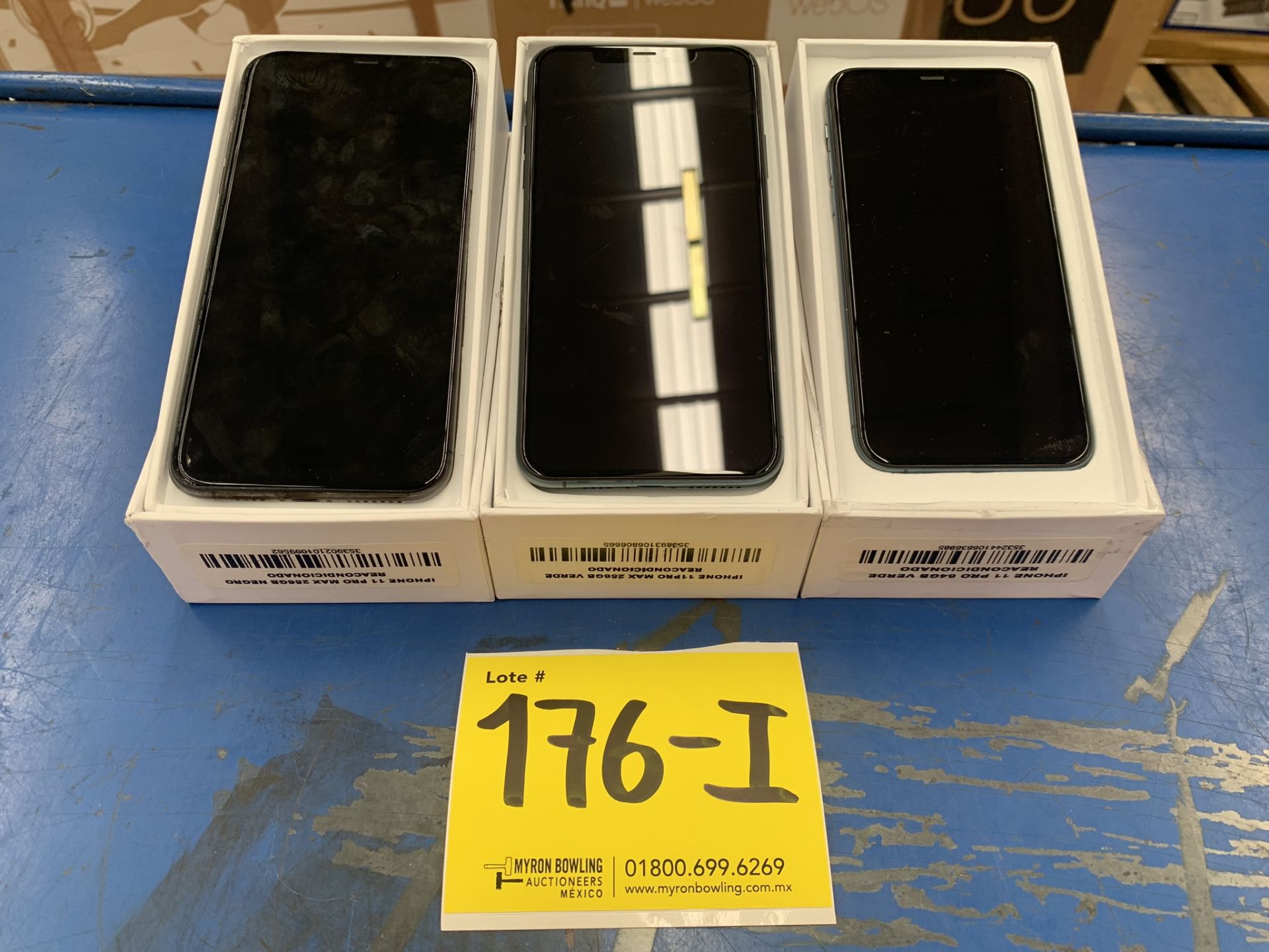 Lote De 3 Teléfonos Celular Contiene: 1 Iphone Marca Apple, Modelo 11 PRO MAX, Color Negro, 256 - Image 7 of 9