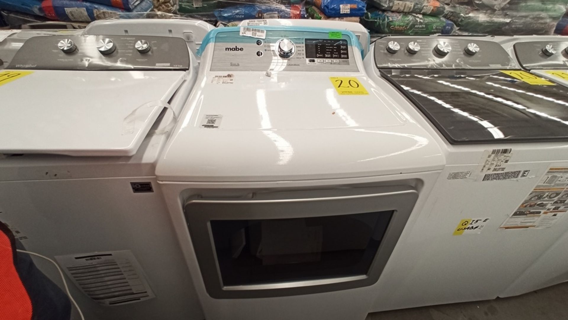 Lote De Lavadora + Secadora Contiene: 1 Lavadora De 22Kg, Marca WHIRLPOOL, Modelo 8MWTW2224WJM,