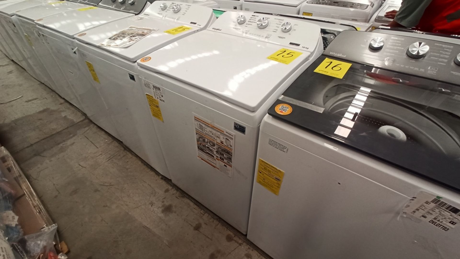 Lote De 2 Lavadoras Contiene: 1 Lavadora De 16Kg, Marca WHIRLPOOL, Modelo 8MWTW1612MJQ1, No De - Image 11 of 18