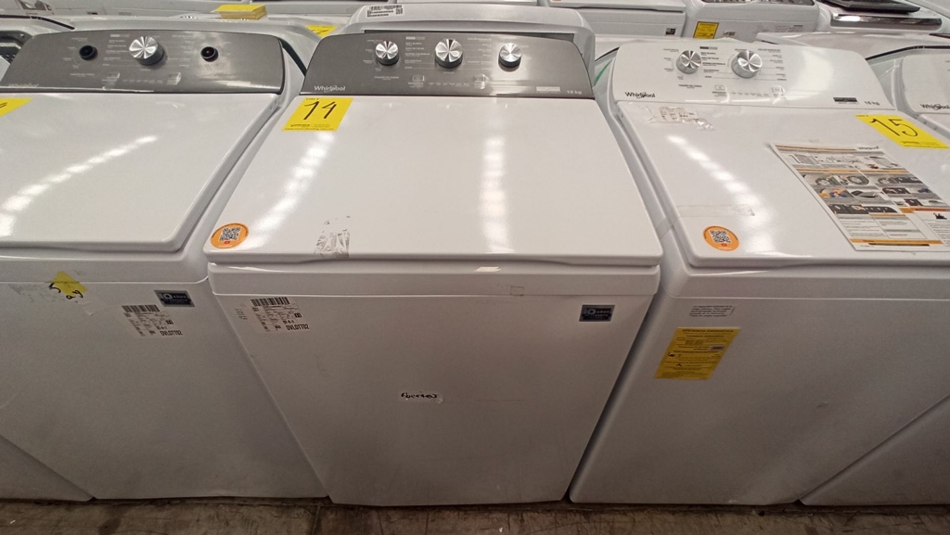 Lote De 2 Lavadoras Contiene: 1 Lavadora De 18Kg, Marca WHIRLPOOL, Modelo 8MWTW1813MJM1, No De - Image 10 of 18