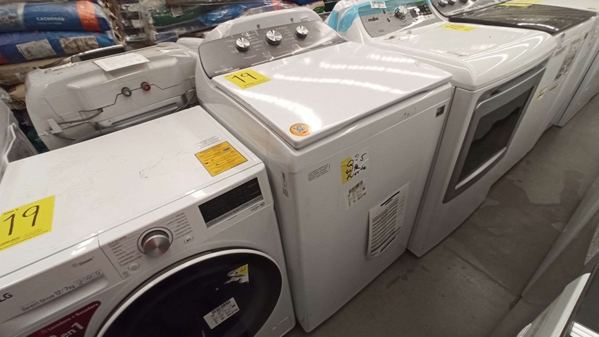 Lote De 2 Lavadoras Contiene: 1 Lavadora De 18Kg, Marca WHIRLPOOL, Modelo 8MWTW1813MJM1, No De - Image 15 of 19