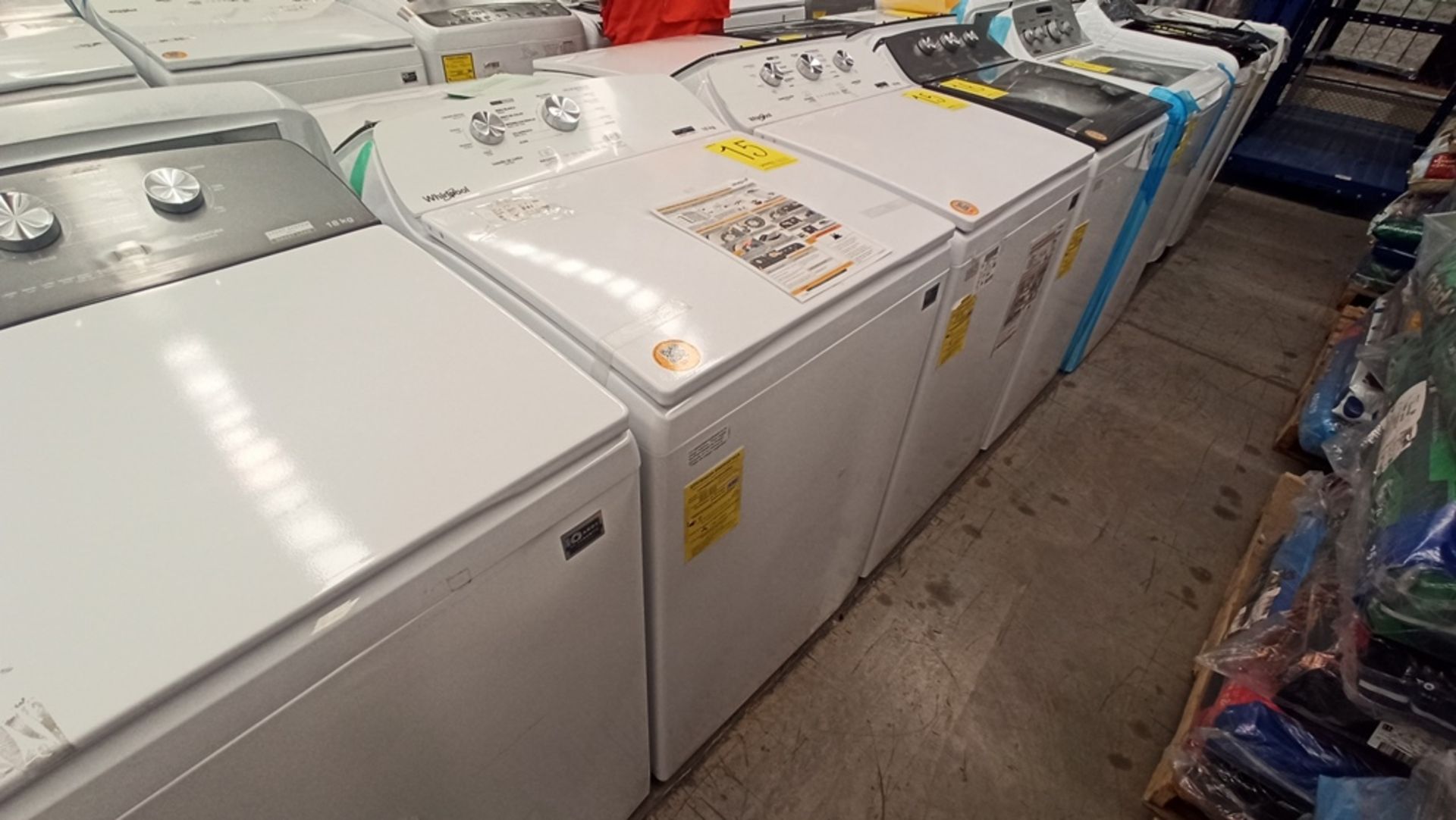 Lote De 2 Lavadoras Contiene: 1 Lavadora De 16Kg, Marca WHIRLPOOL, Modelo 8MWTW1612MJQ1, No De - Image 6 of 18