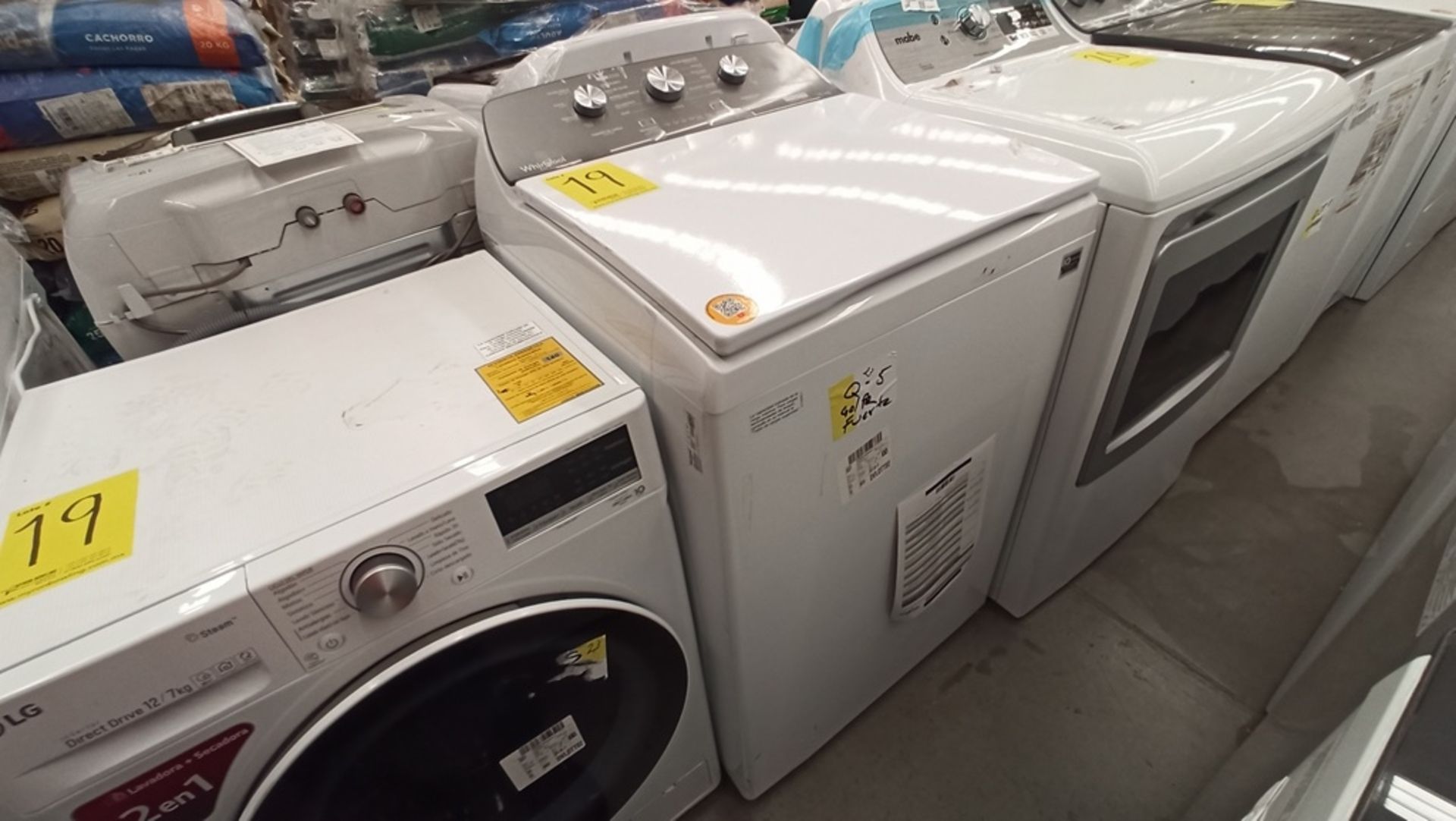 Lote De 2 Lavadoras Contiene: 1 Lavadora De 18Kg, Marca WHIRLPOOL, Modelo 8MWTW1813MJM1, No De - Image 14 of 19