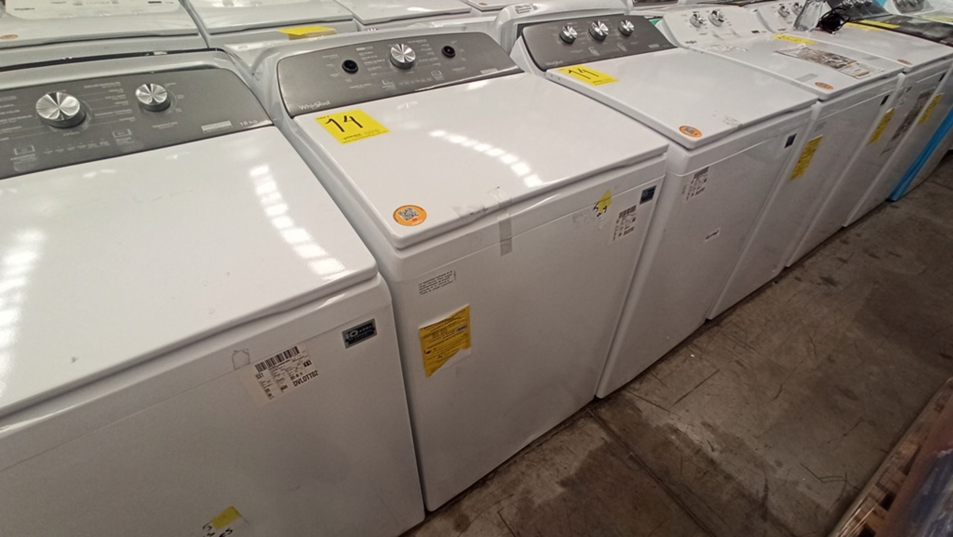 Lote De 2 Lavadoras Contiene: 1 Lavadora De 18Kg, Marca WHIRLPOOL, Modelo 8MWTW1813MJM1, No De - Image 6 of 18