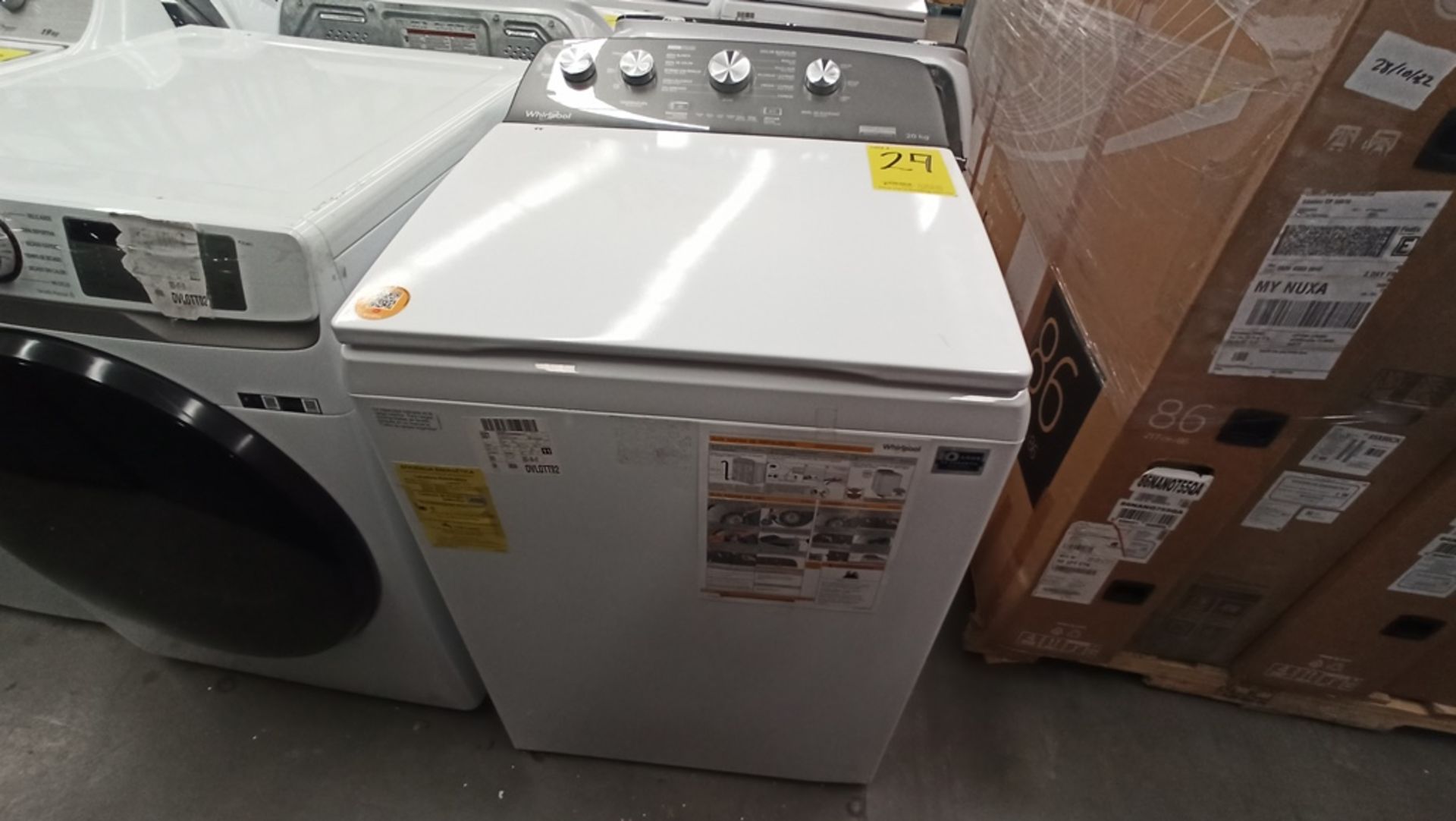 Lote De 2 Lavadoras Contiene: 1 Lavadora De 18Kg, Marca WHIRLPOOL, Modelo 8MWTW1813MJM1, No De - Image 9 of 18