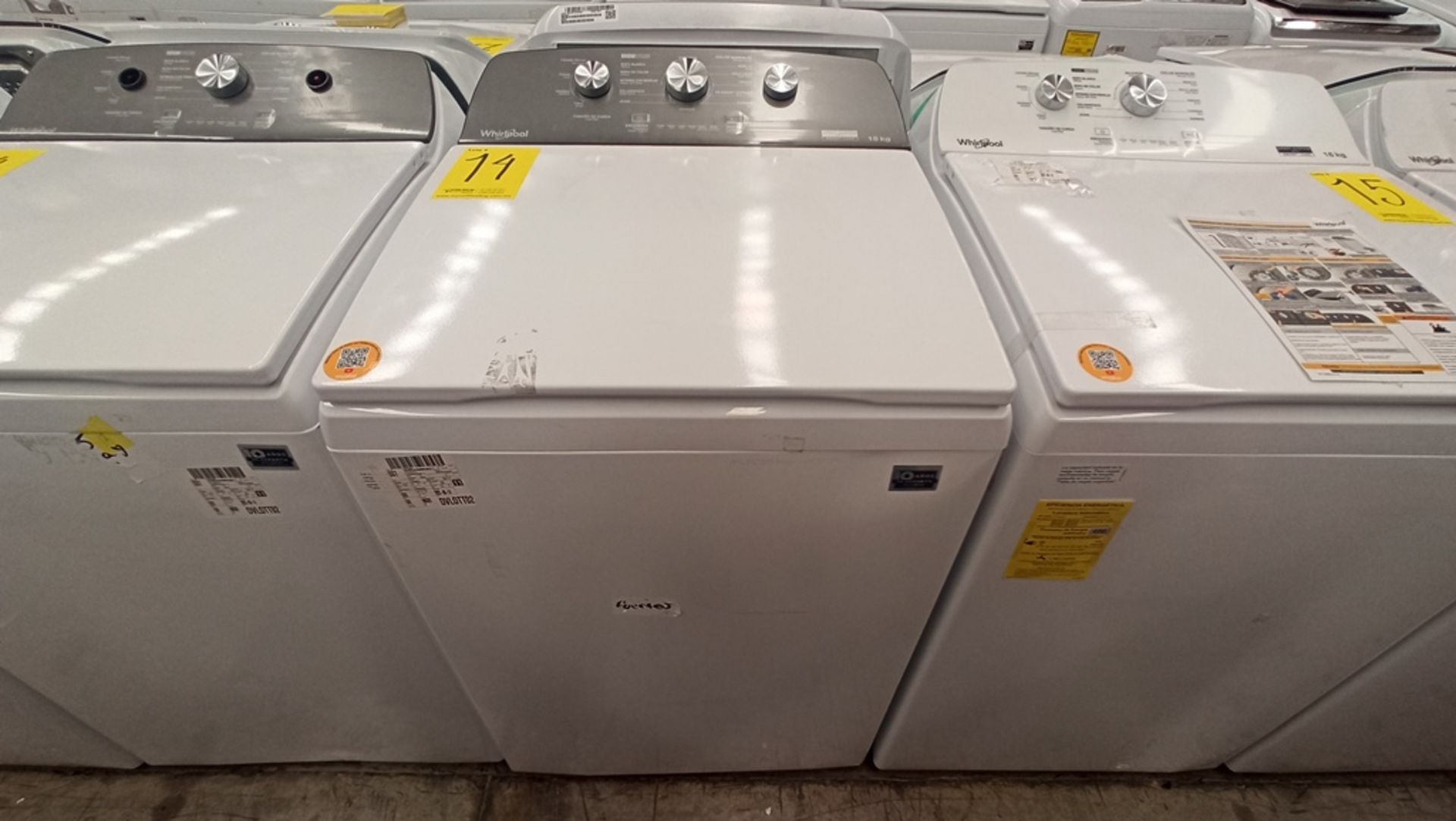 Lote De 2 Lavadoras Contiene: 1 Lavadora De 18Kg, Marca WHIRLPOOL, Modelo 8MWTW1813MJM1, No De - Image 9 of 18