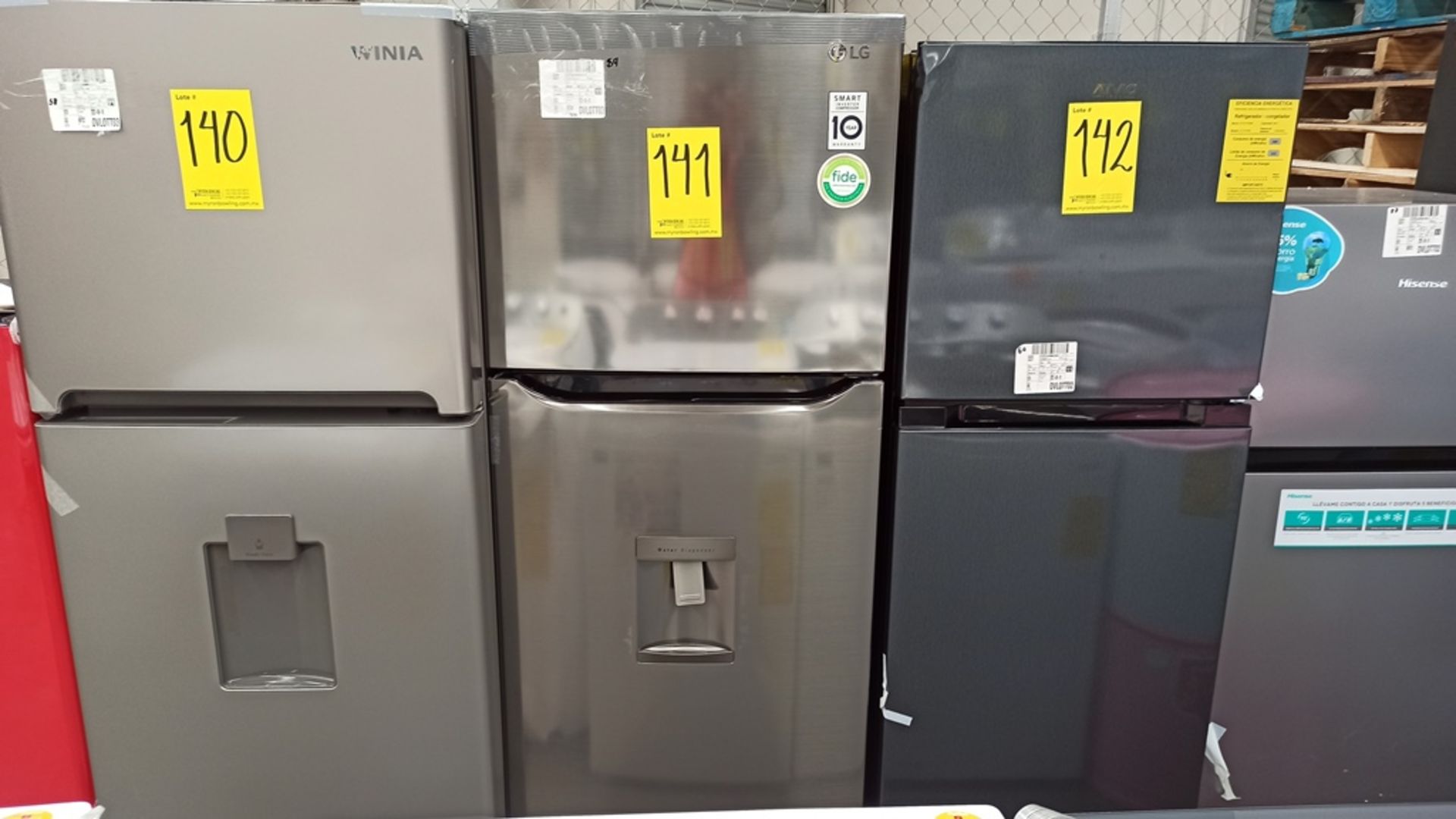 1 Refrigerador Marca LG, Modelo GT32WDC, No De Serie 209MRFP28107, Color Gris, LB-610714, Detal - Image 2 of 9