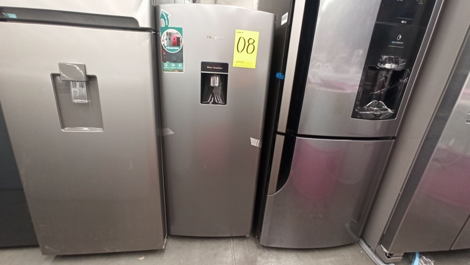 Lote De 2 Refrigeradores Contiene: 1 Refrigerador Marca HISENSE, Modelo RR63D6WGX, No De Serie - Image 9 of 18