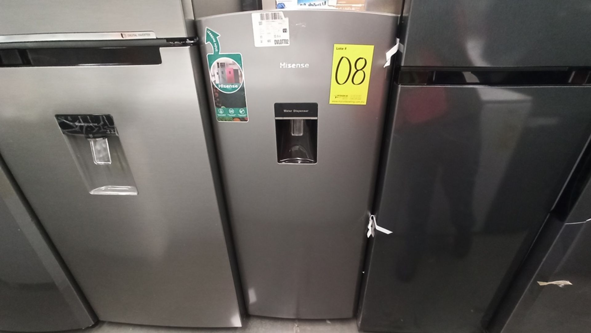 Lote De 2 Refrigeradores Contiene: 1 Refrigerador Marca HISENSE, Modelo RR63D6WGX, No De Serie