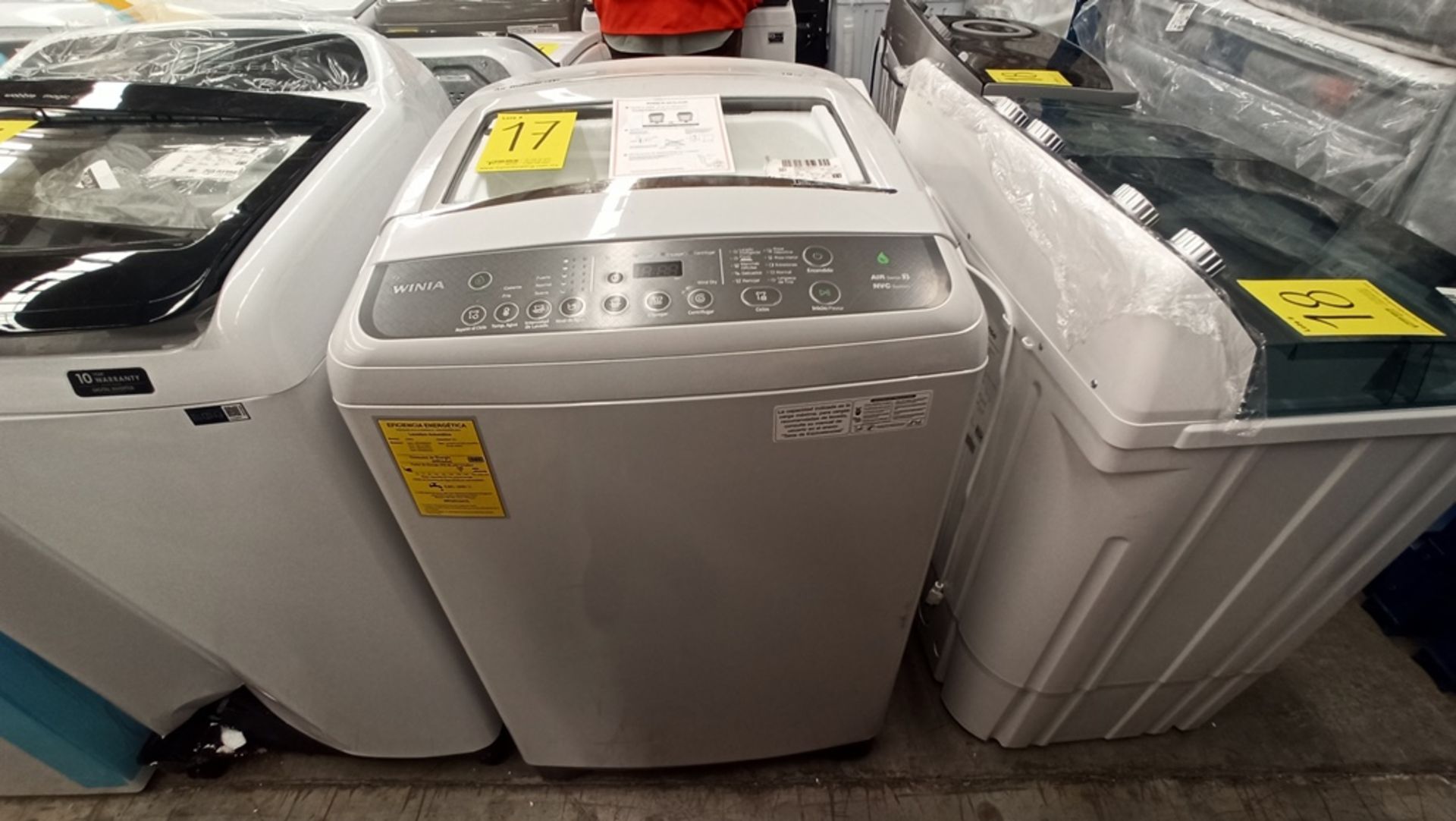 Lote De 2 Lavadoras Contiene: 1 Lavadora De 19Kg, Marca SAMSUNG, Modelo WA19T6260BWAX, No De Se - Image 7 of 16