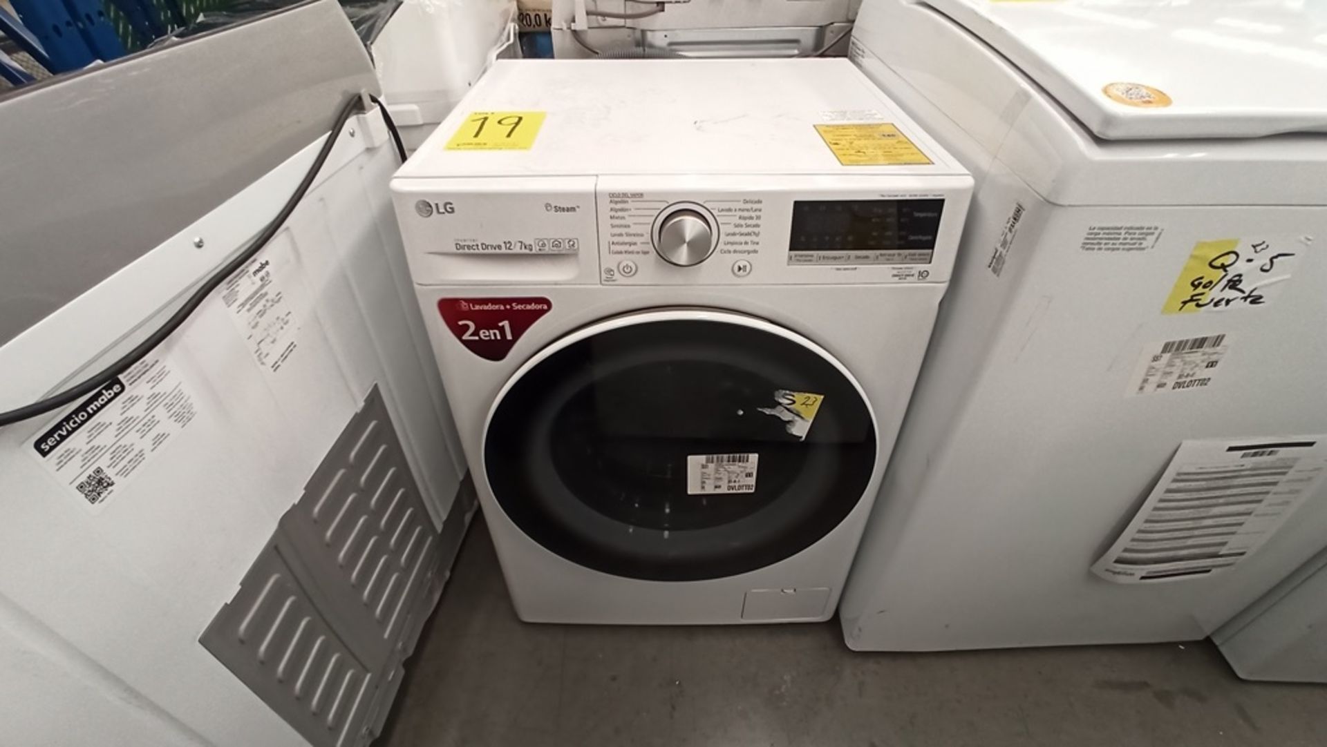 Lote De 2 Lavadoras Contiene: 1 Lavadora De 18Kg, Marca WHIRLPOOL, Modelo 8MWTW1813MJM1, No De