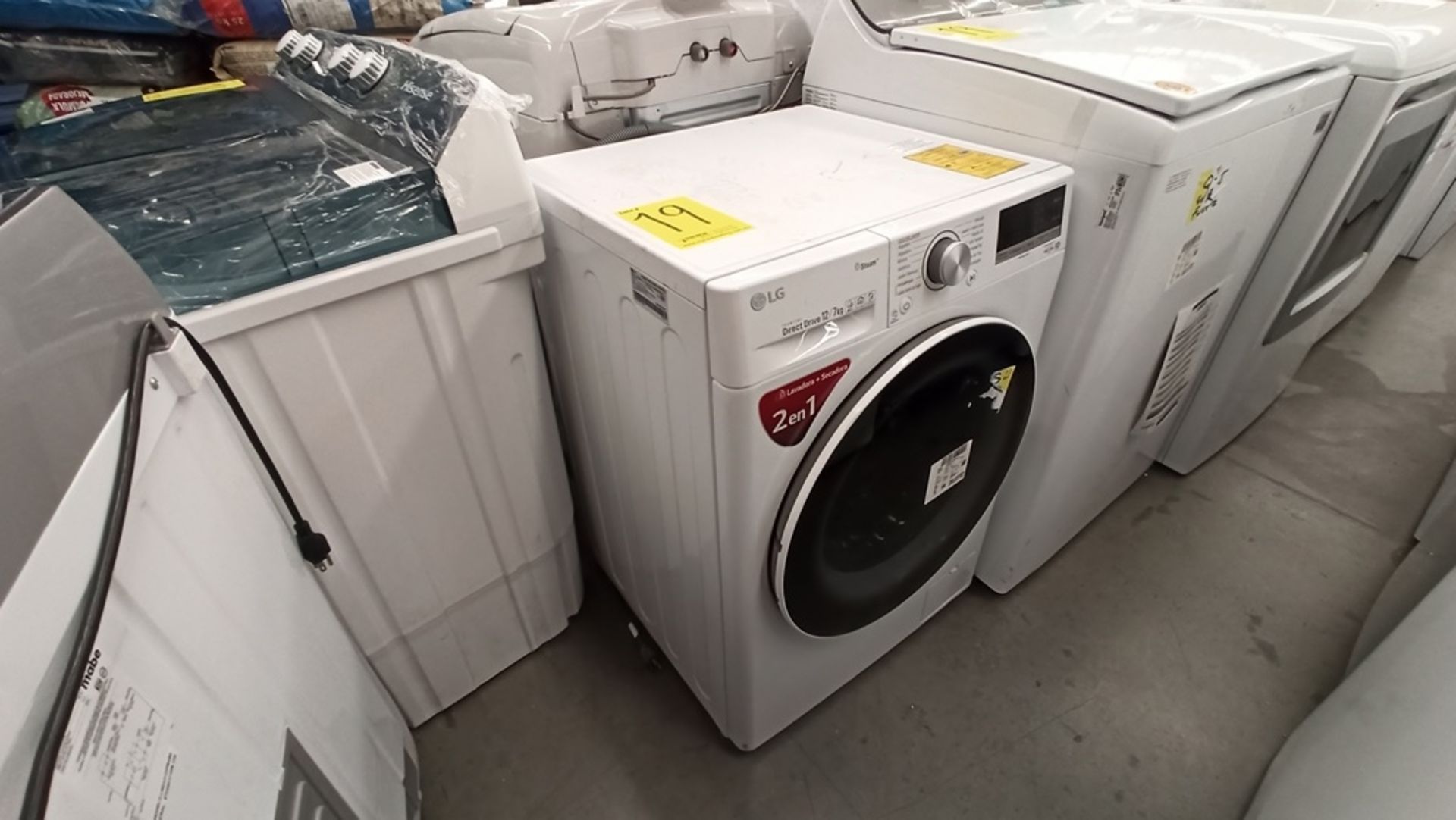 Lote De 2 Lavadoras Contiene: 1 Lavadora De 18Kg, Marca WHIRLPOOL, Modelo 8MWTW1813MJM1, No De - Image 5 of 19