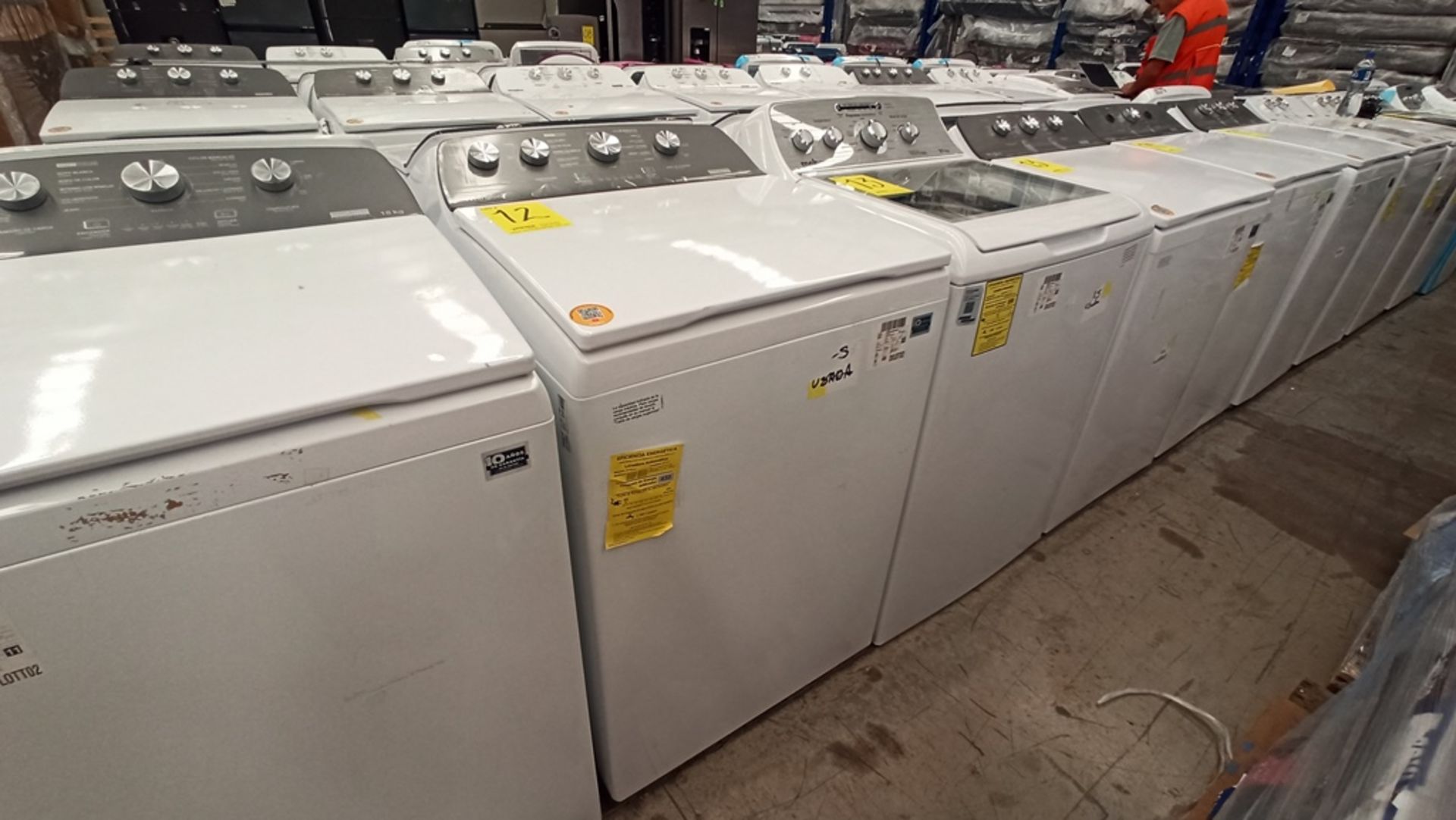 Lote De 2 Lavadoras Contiene: 1 Lavadora De 18Kg, Marca WHIRLPOOL, Modelo 8MWTW1813MJM0, No De - Image 11 of 15