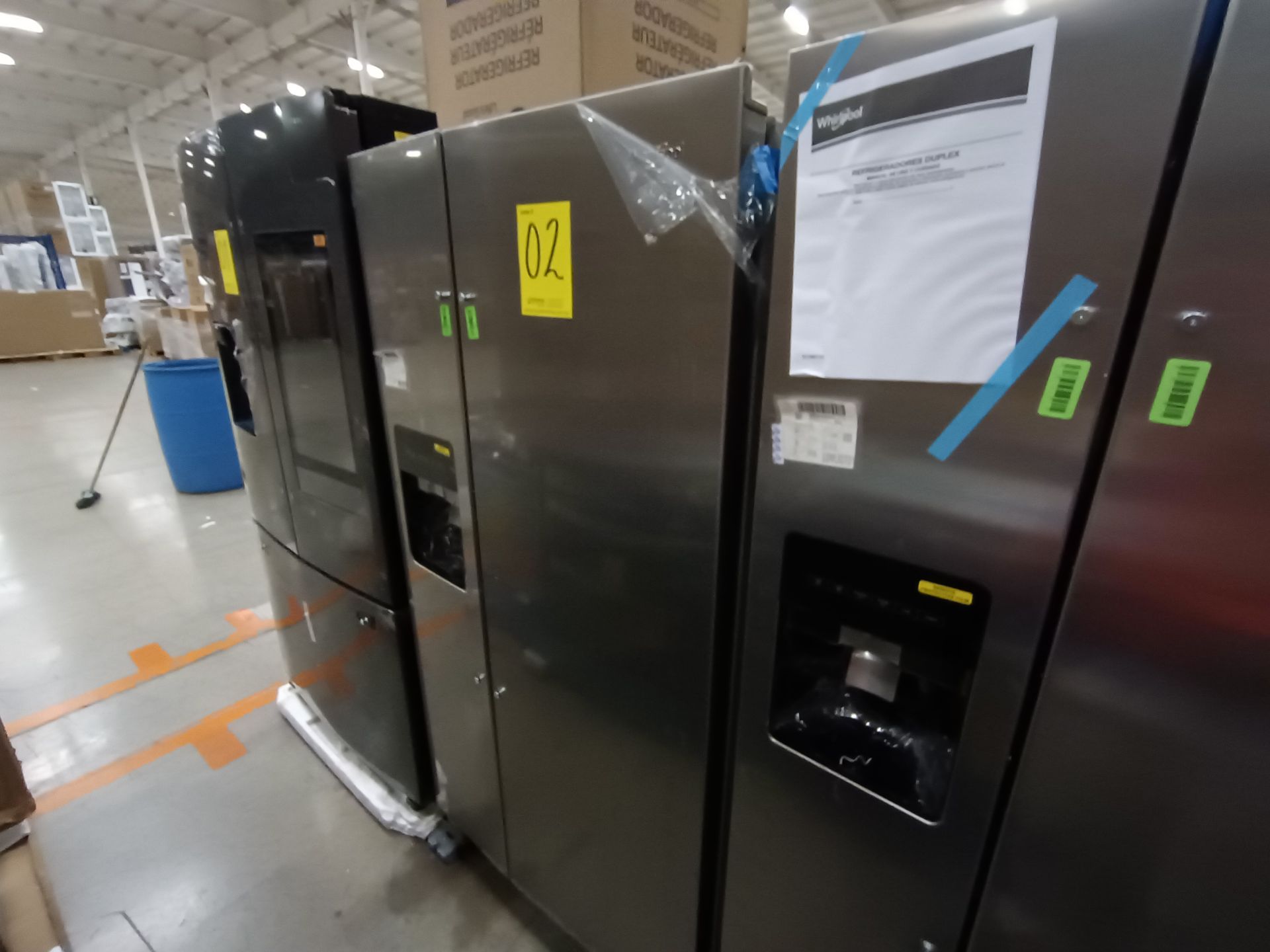 1 Refrigerador con dispensador de agua Marca WIHIRLPOOL, Modelo WD2620S, No de serie HRB3558320, Co - Image 2 of 7