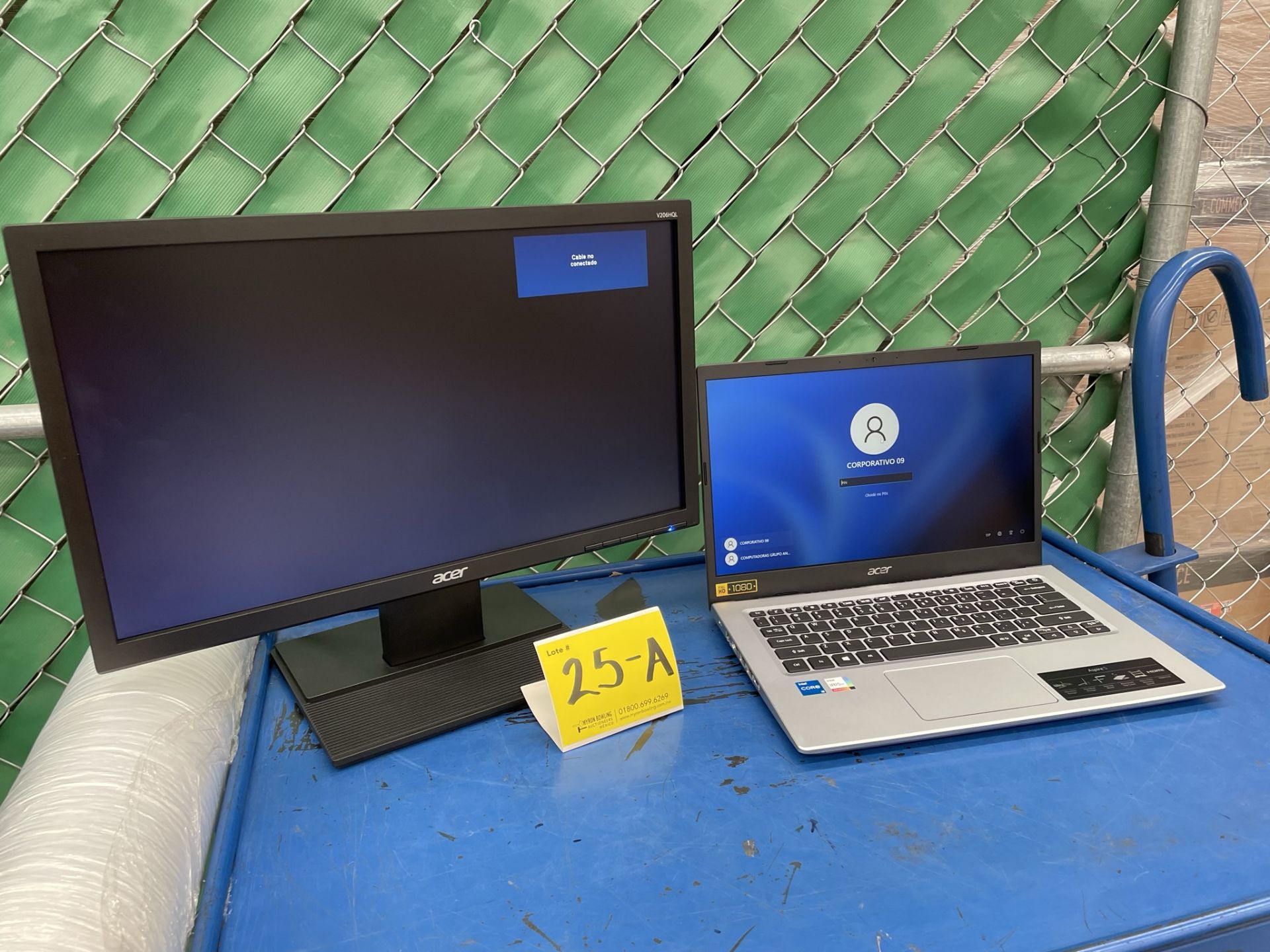 Lote de 1 Laptop + 1 Monitor contiene: 1 Laptop Marca ACER, Modelo ASPIRE 514, Serie NXA25AA0021371 - Image 4 of 7