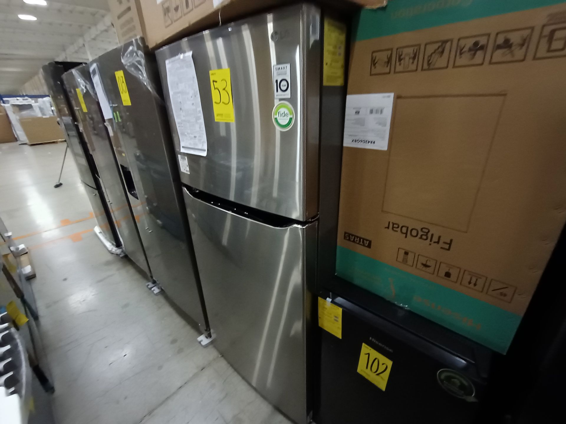 1 Refrigerador Marca LG, Modelo LT57BPSX, No de serie 209MRAQ10296, Color Gris, LB-025604. - Image 3 of 9