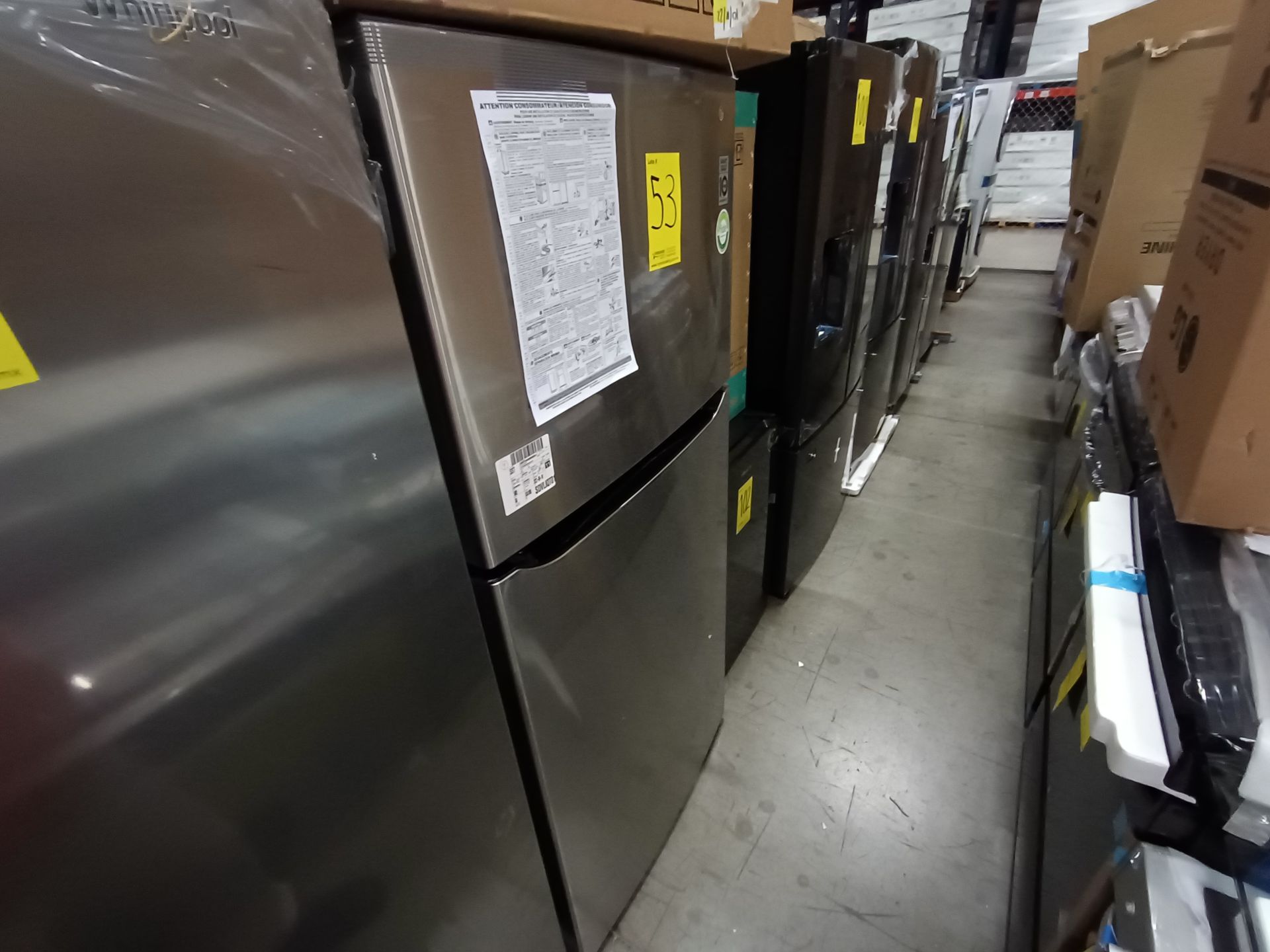 1 Refrigerador Marca LG, Modelo LT57BPSX, No de serie 209MRAQ10296, Color Gris, LB-025604. - Image 2 of 9